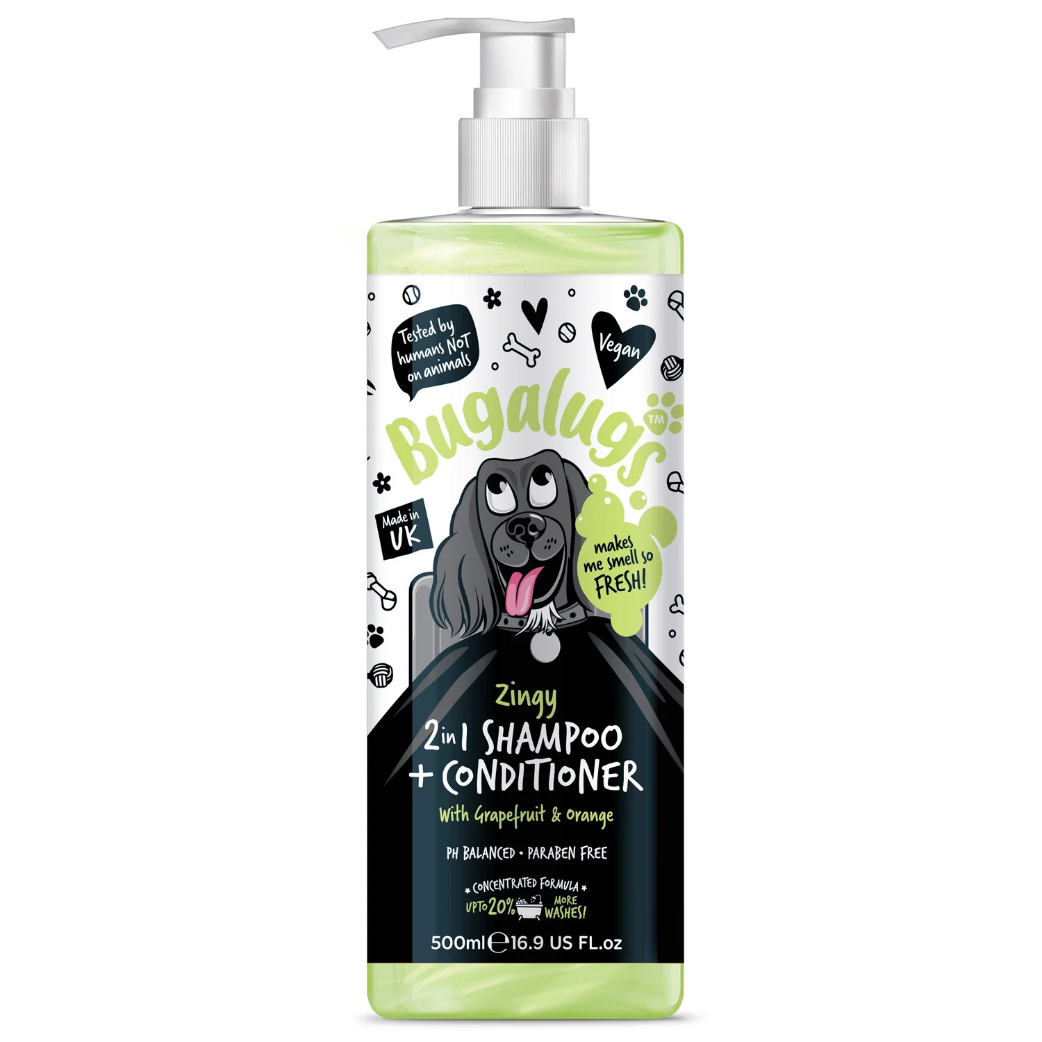 Zingy 2-in-1 Shampoo & Conditioner with Grapefruit & Orange