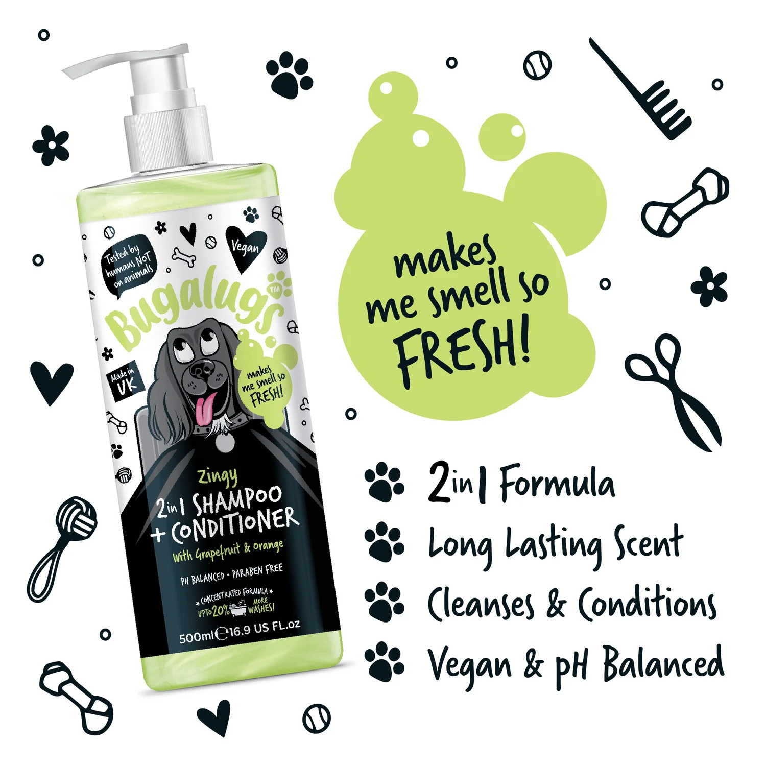 Zingy 2-in-1 Shampoo & Conditioner with Grapefruit & Orange - Image 6