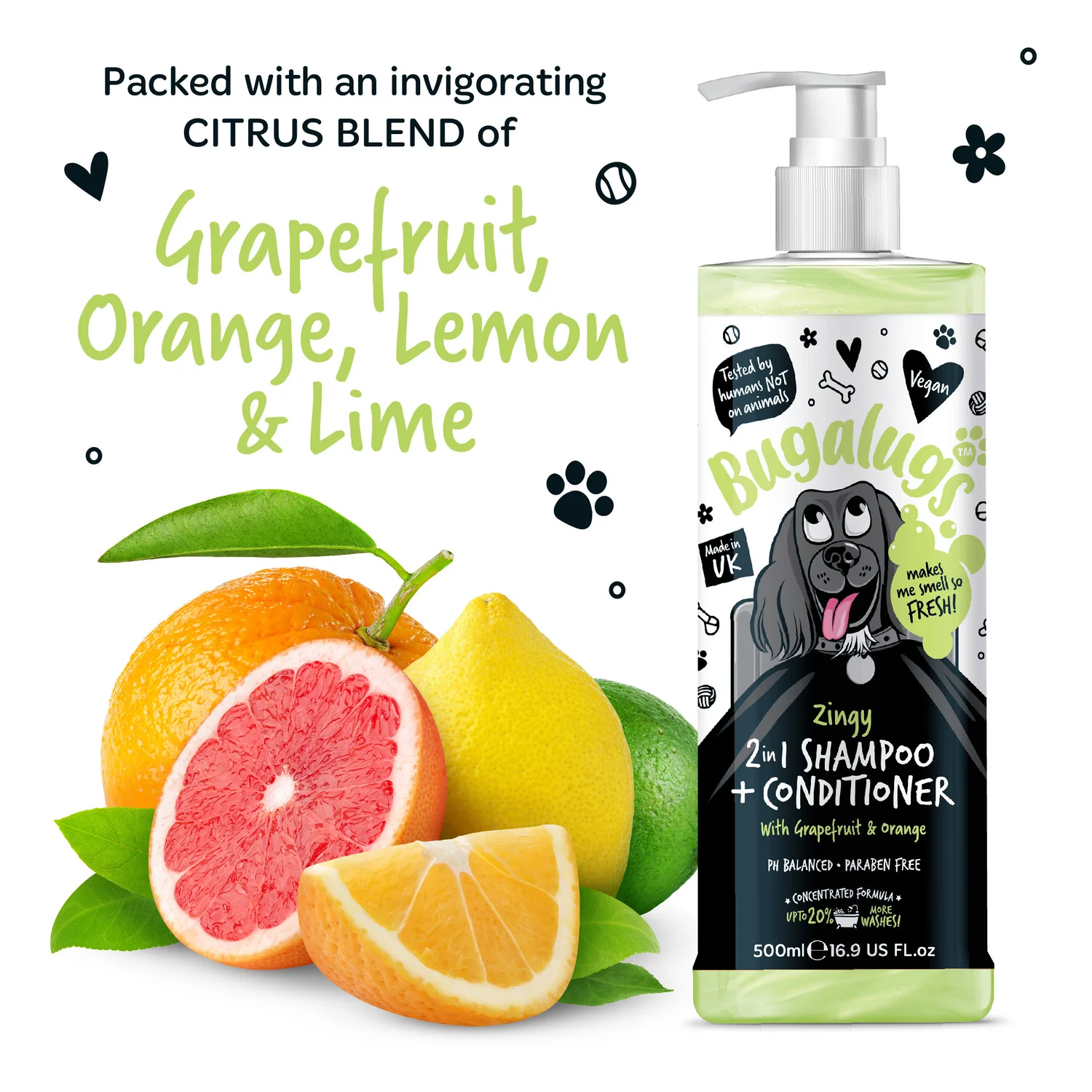 Zingy 2-in-1 Shampoo & Conditioner with Grapefruit & Orange - Image 8