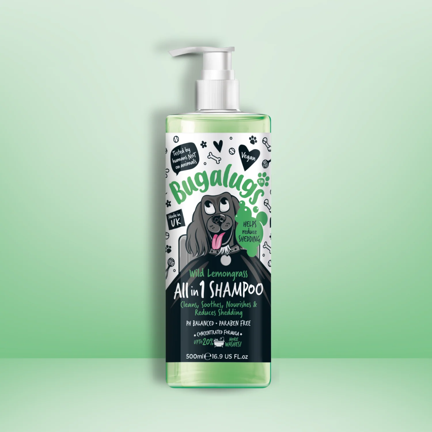 Wild Lemongrass All in 1 Dog Shampoo with Shed Control - Image 7
