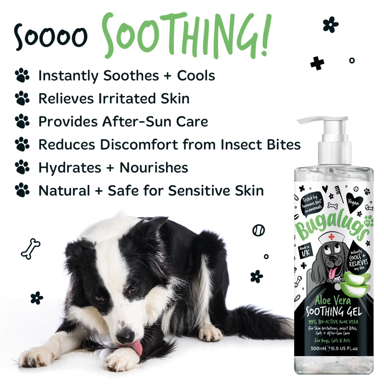 Aloe Vera Soothing Gel for Pets 500ml - Image 4