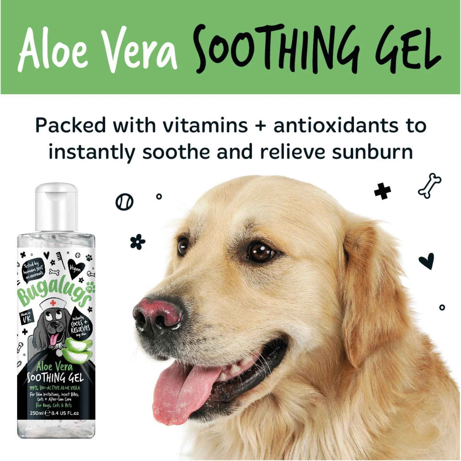 Aloe Vera Soothing Gel for Pets (250ml) - Image 4