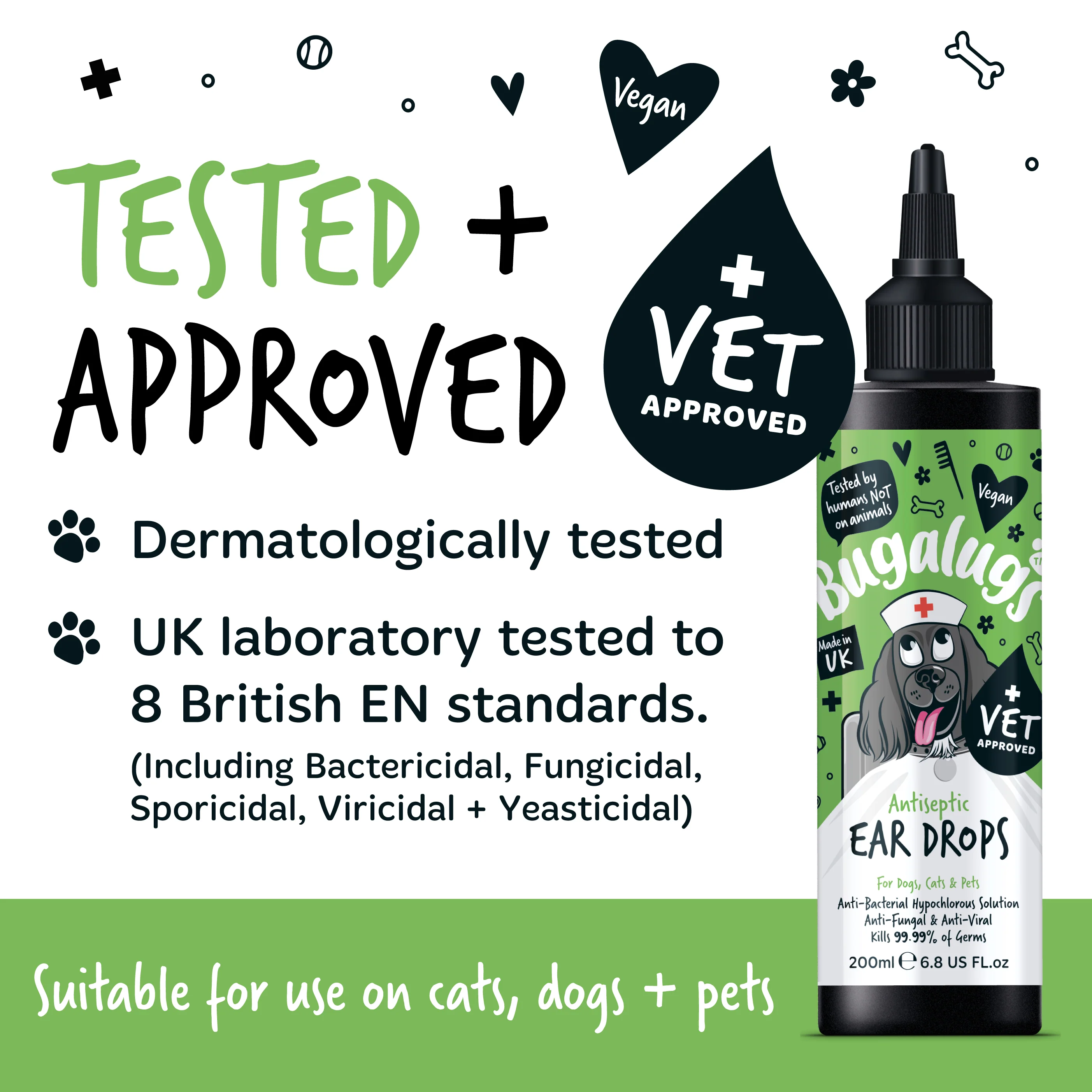 Antiseptic Ear Drops for Dogs, Cats & Pets - Image 11