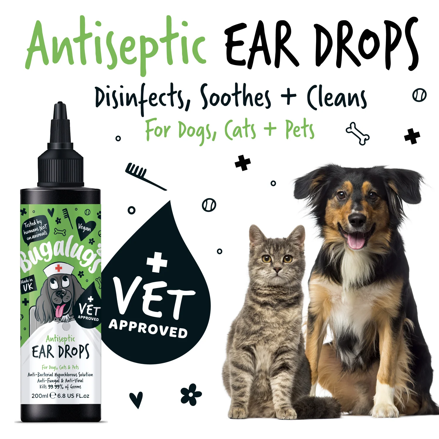 Antiseptic Ear Drops for Dogs, Cats & Pets - Image 7