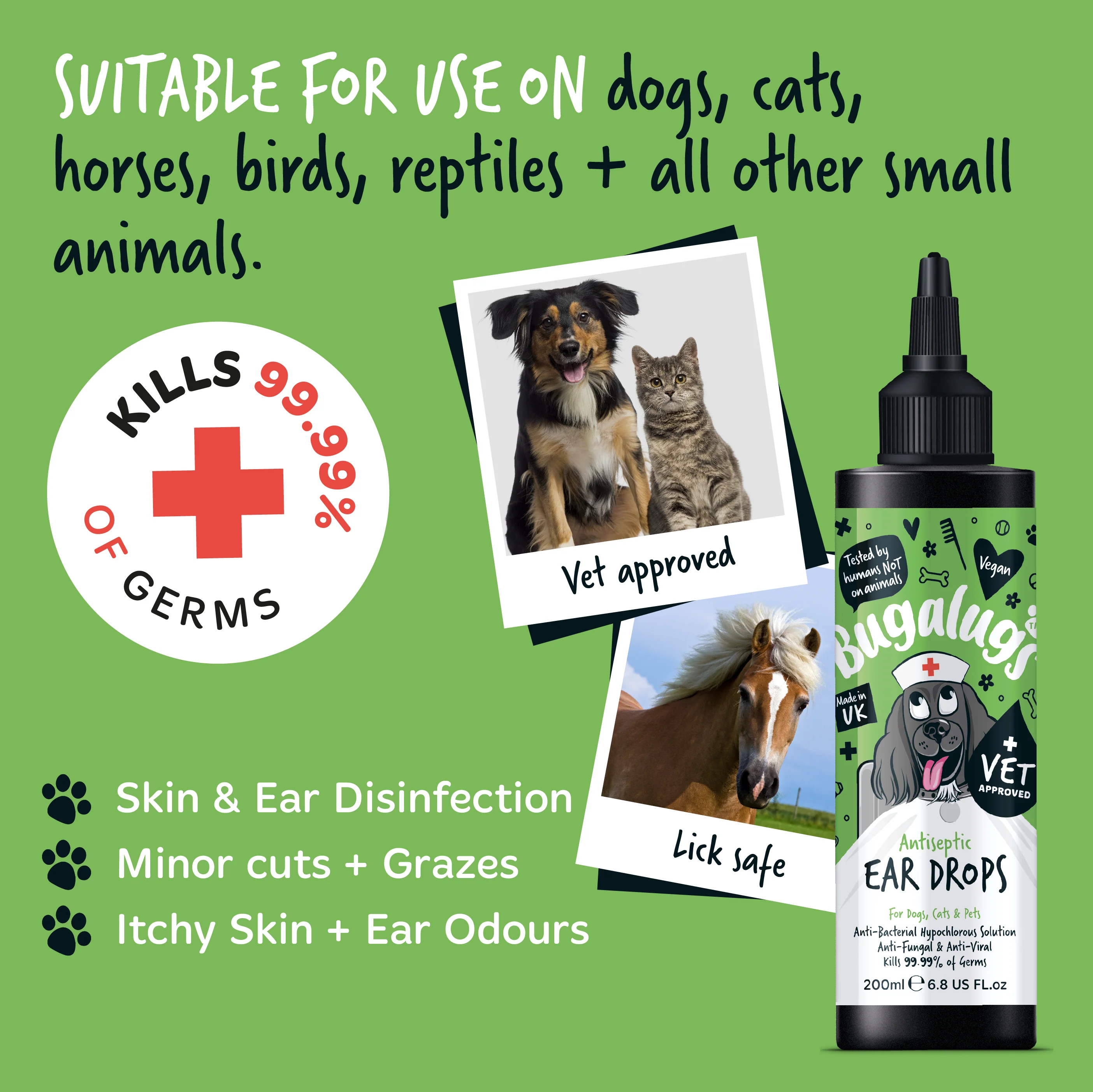 Antiseptic Ear Drops for Dogs, Cats & Pets - Image 9