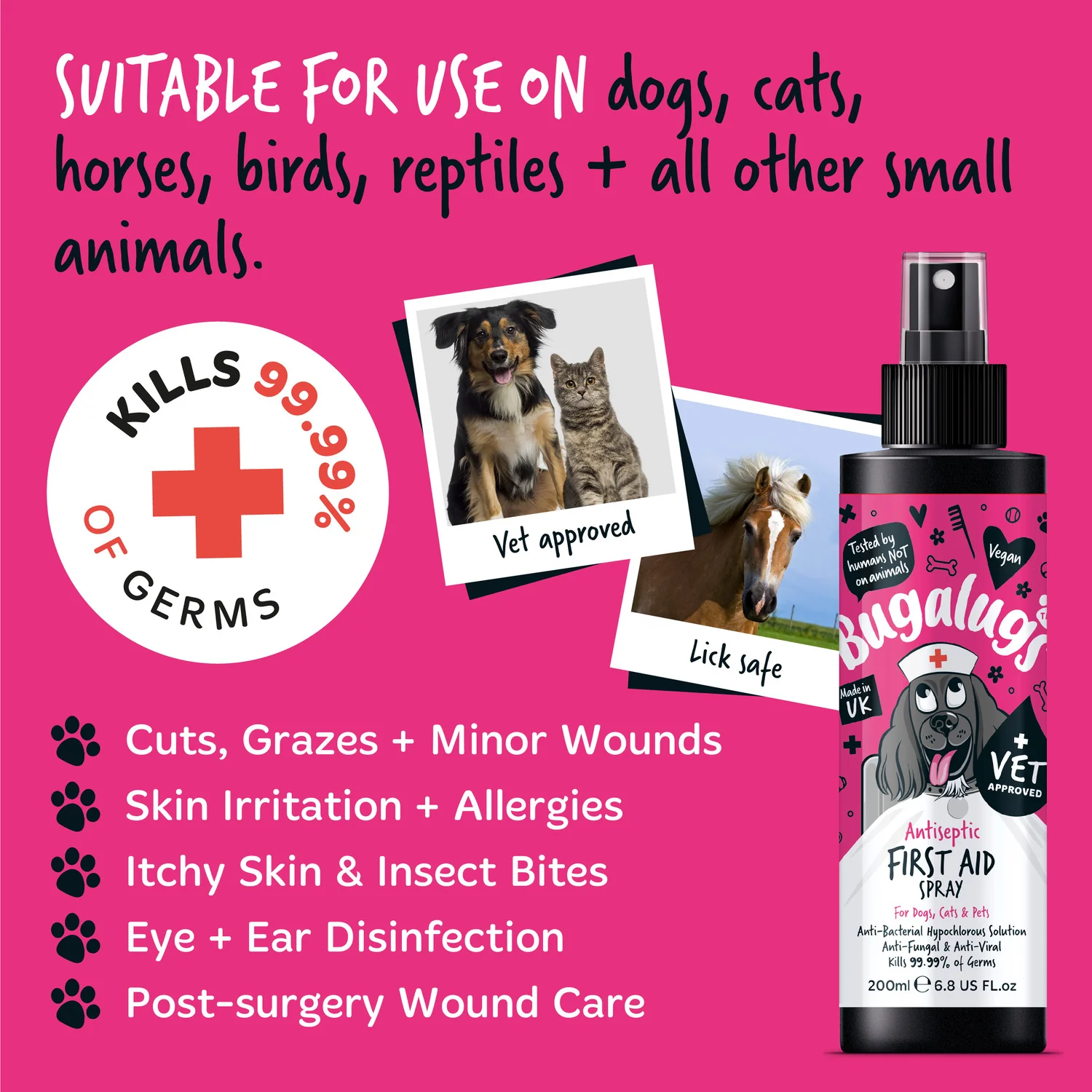 Antiseptic First Aid Spray for Dogs, Cats & Pets - Image 7