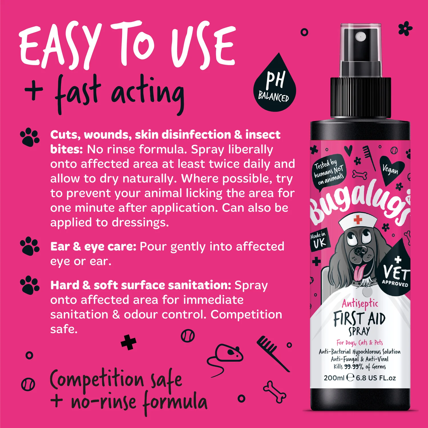 Antiseptic First Aid Spray for Dogs, Cats & Pets - Image 8