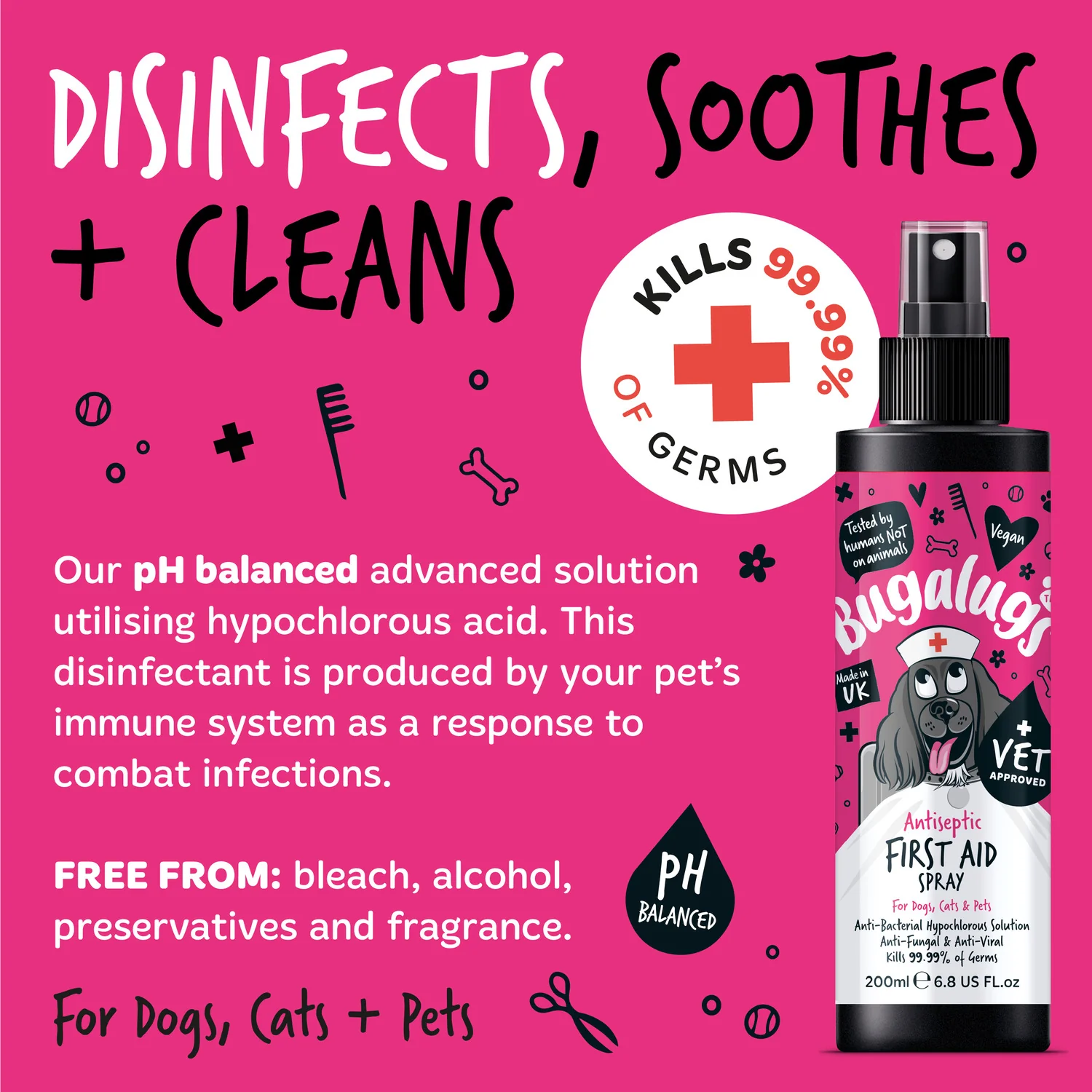 Antiseptic First Aid Spray for Dogs, Cats & Pets - Image 9
