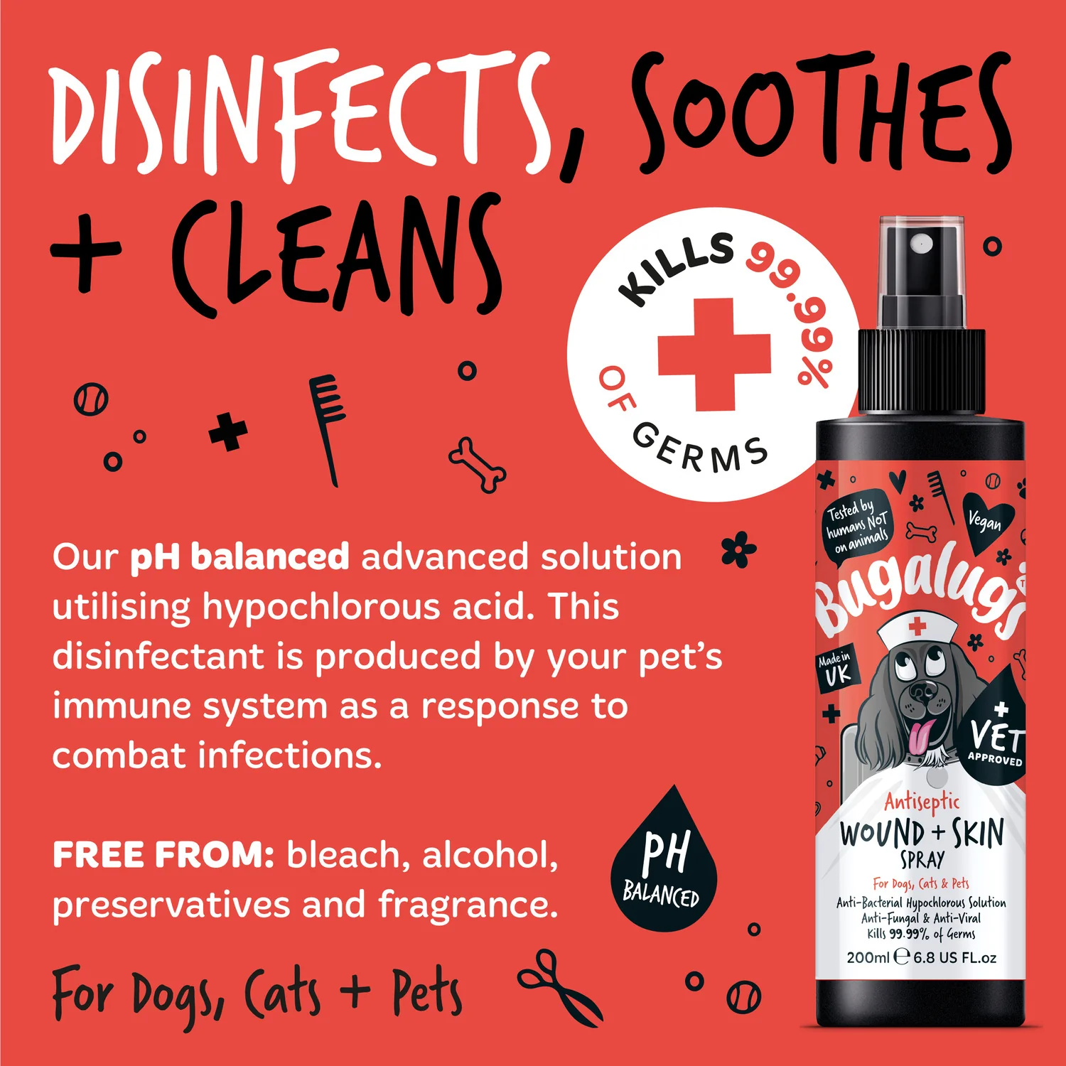 Antiseptic Wound & Skin Spray for Dogs, Cats & Pets - Image 4