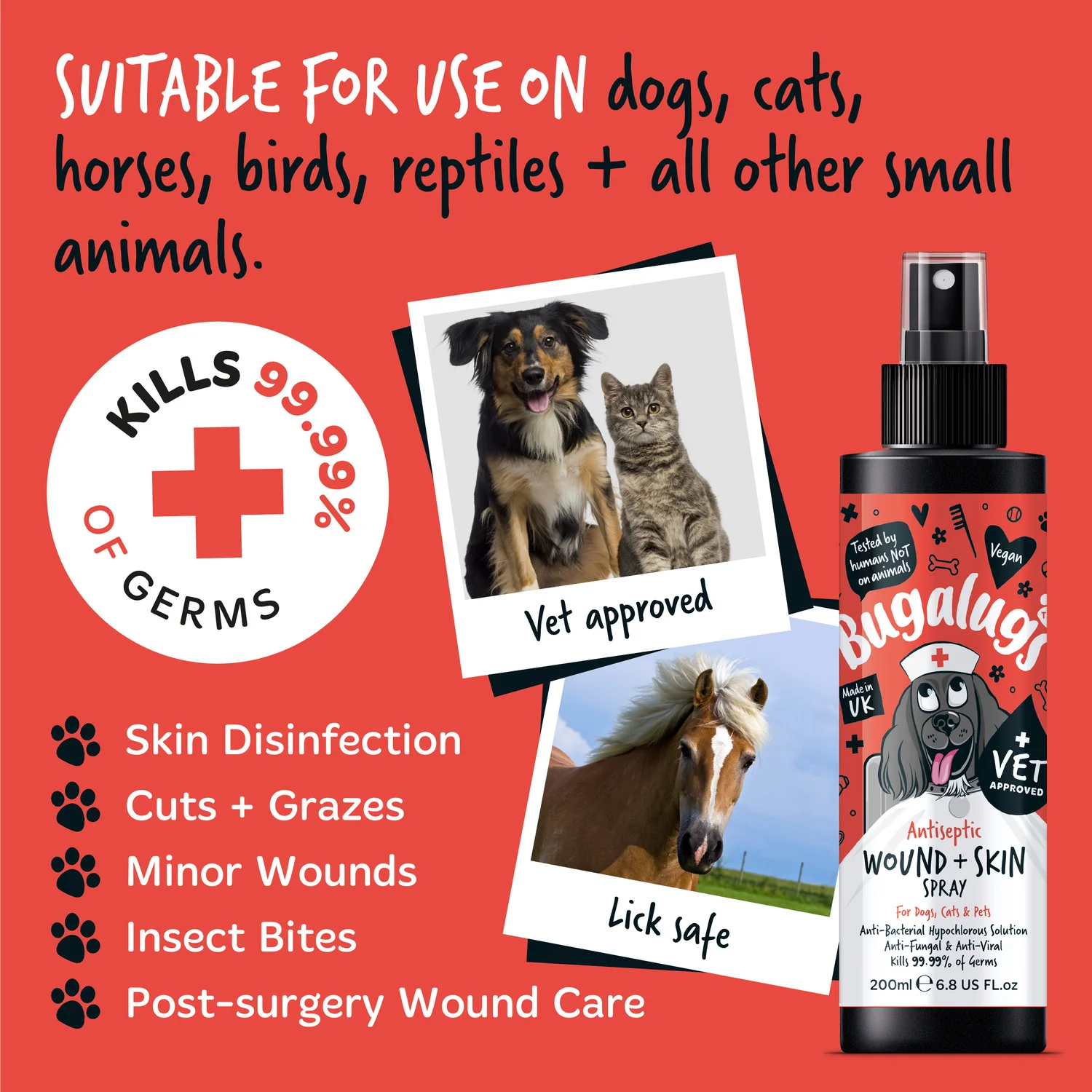 Antiseptic Wound & Skin Spray for Dogs, Cats & Pets - Image 5