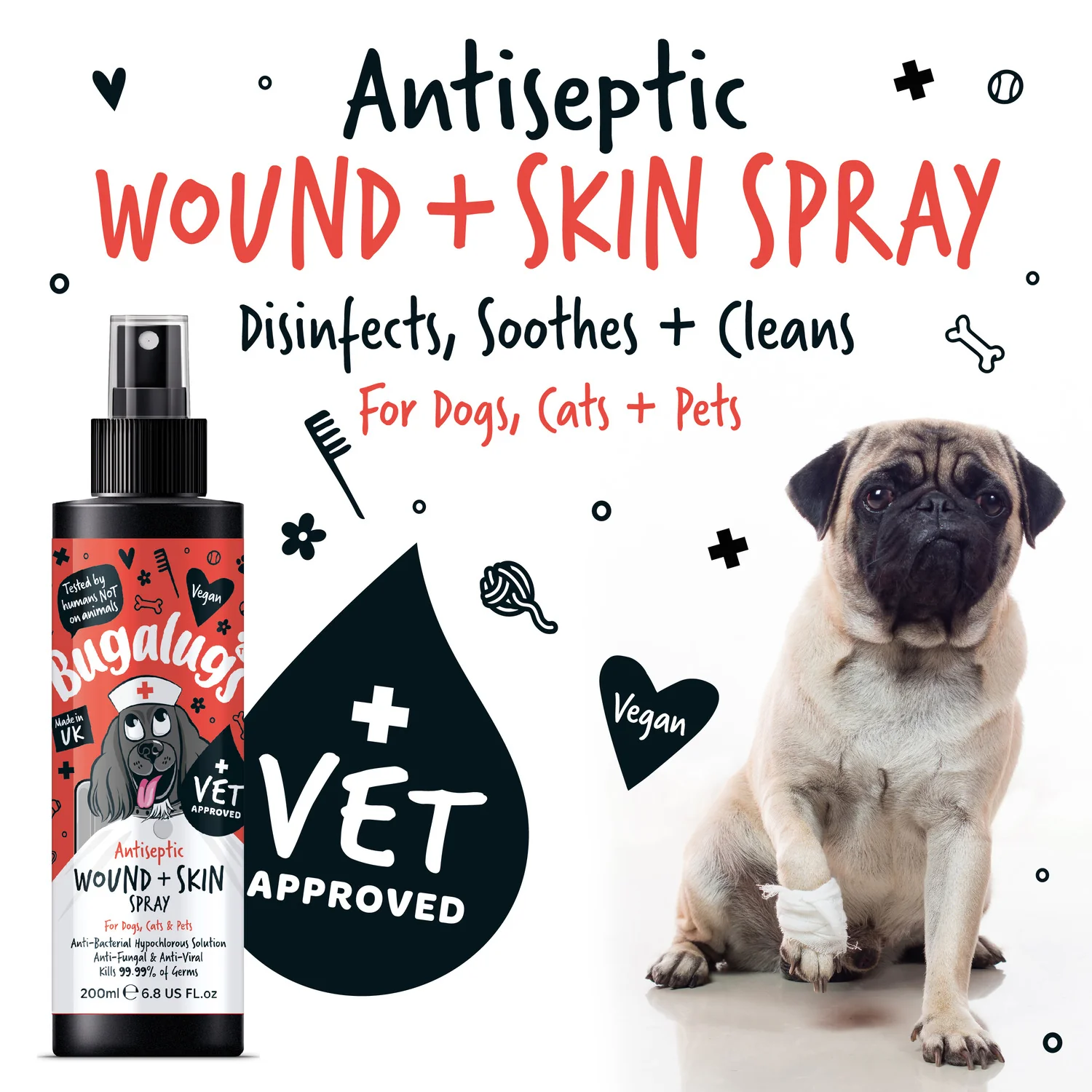 Antiseptic Wound & Skin Spray for Dogs, Cats & Pets - Image 9