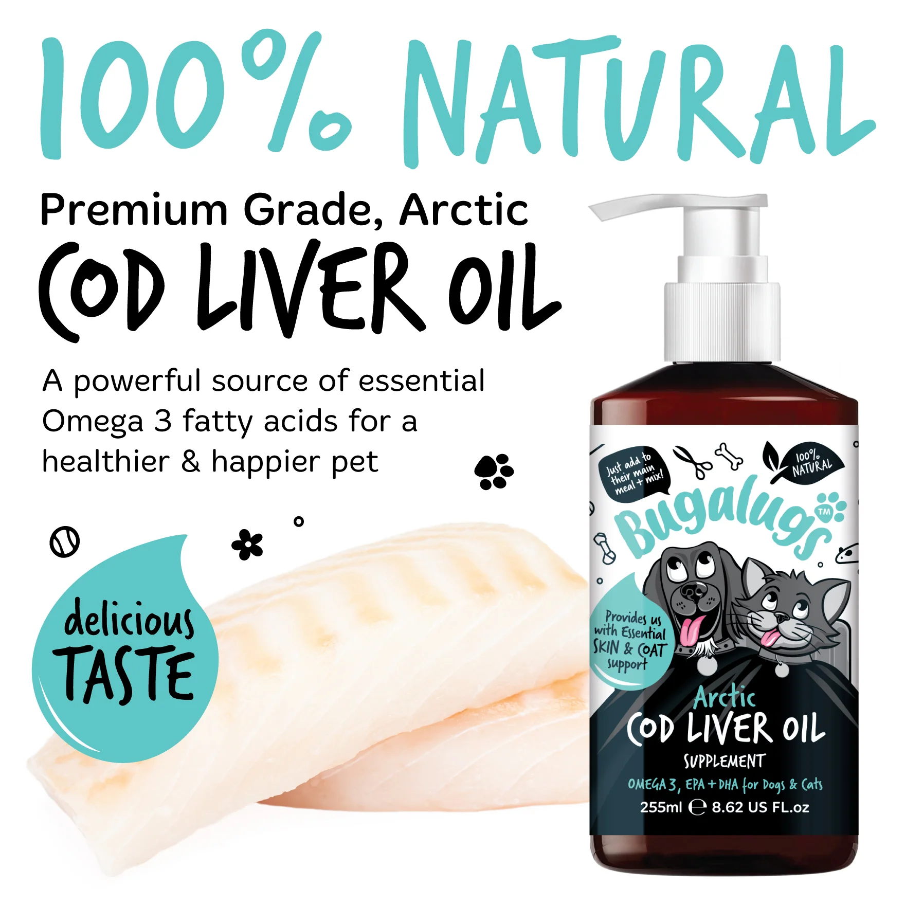 Arctic Cod Liver Oil Supplement for Dogs & Cats - Image 5