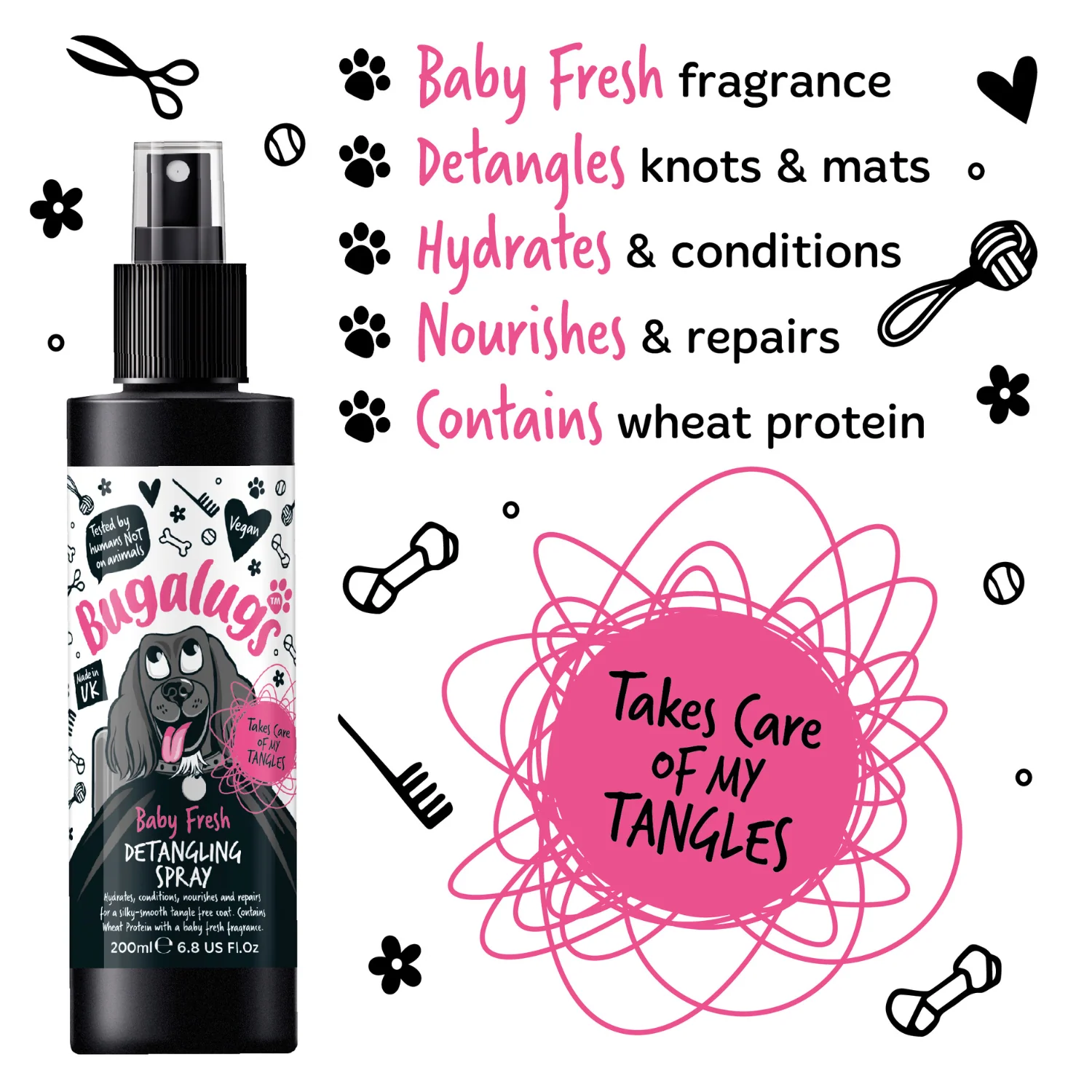 Baby Fresh Detangling Spray for Dogs - Image 4