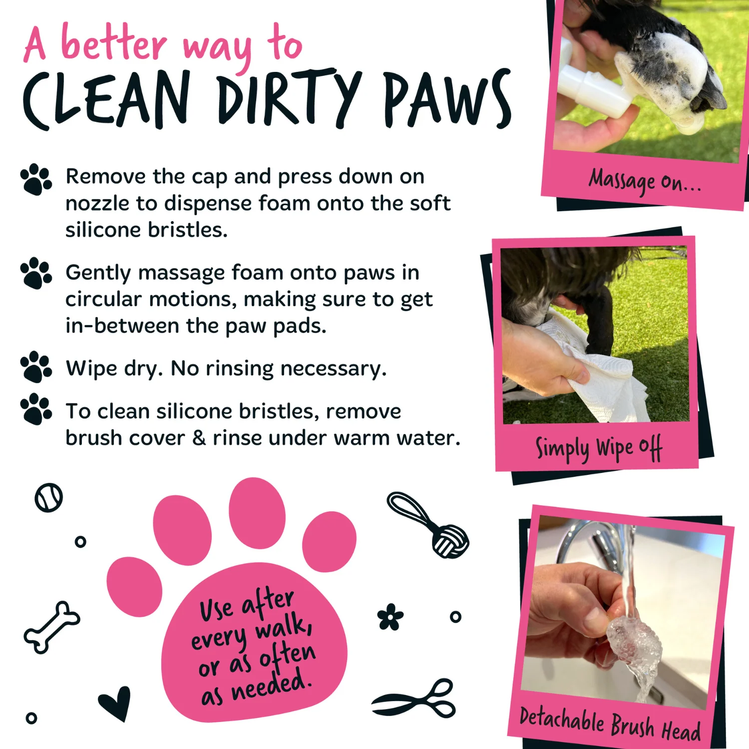 Baby Fresh No-Rinse Paw Cleaner for Dogs & Cats - Image 6