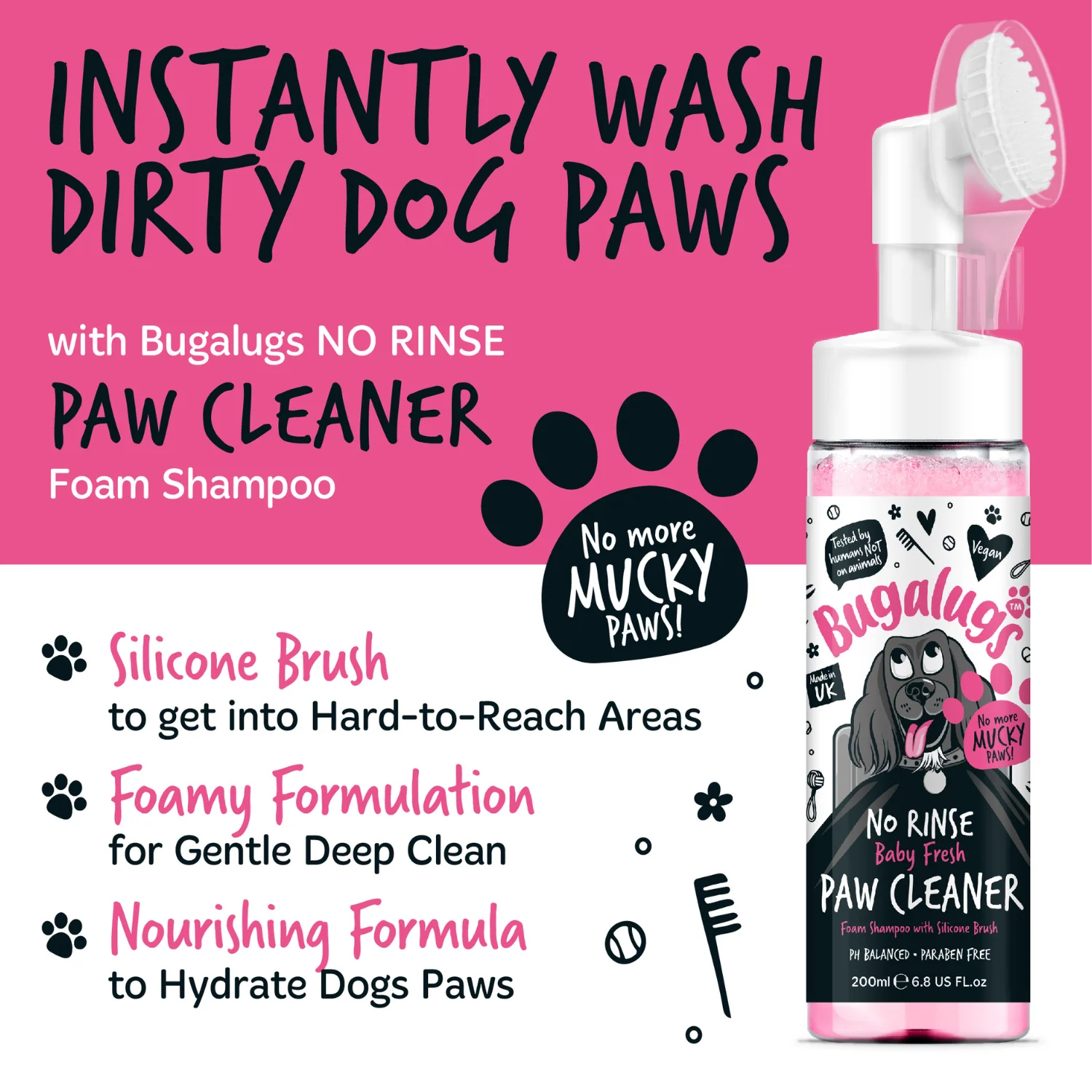 Baby Fresh No-Rinse Paw Cleaner for Dogs & Cats - Image 7