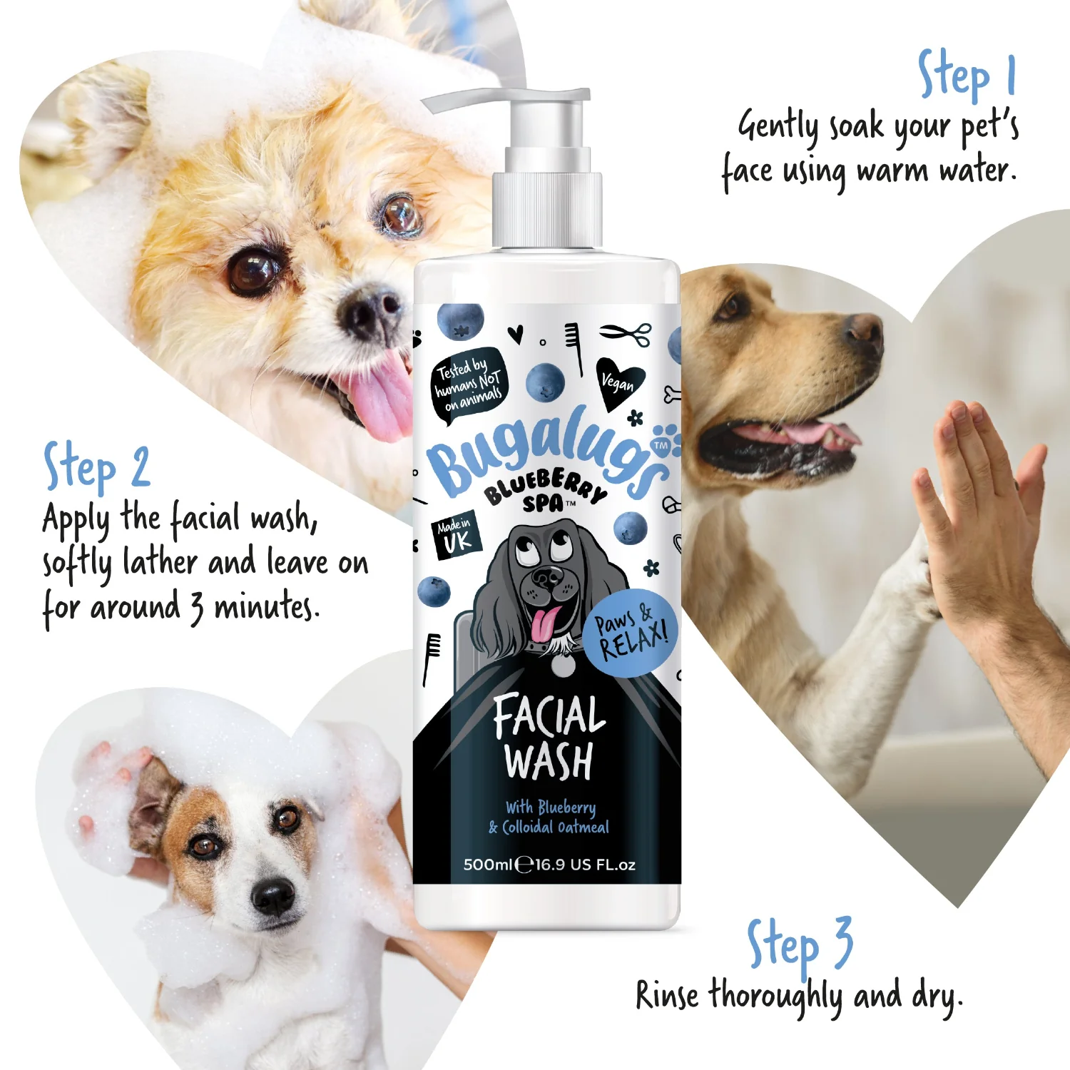 Blueberry Spa™ Facial Wash for Dogs - Image 10
