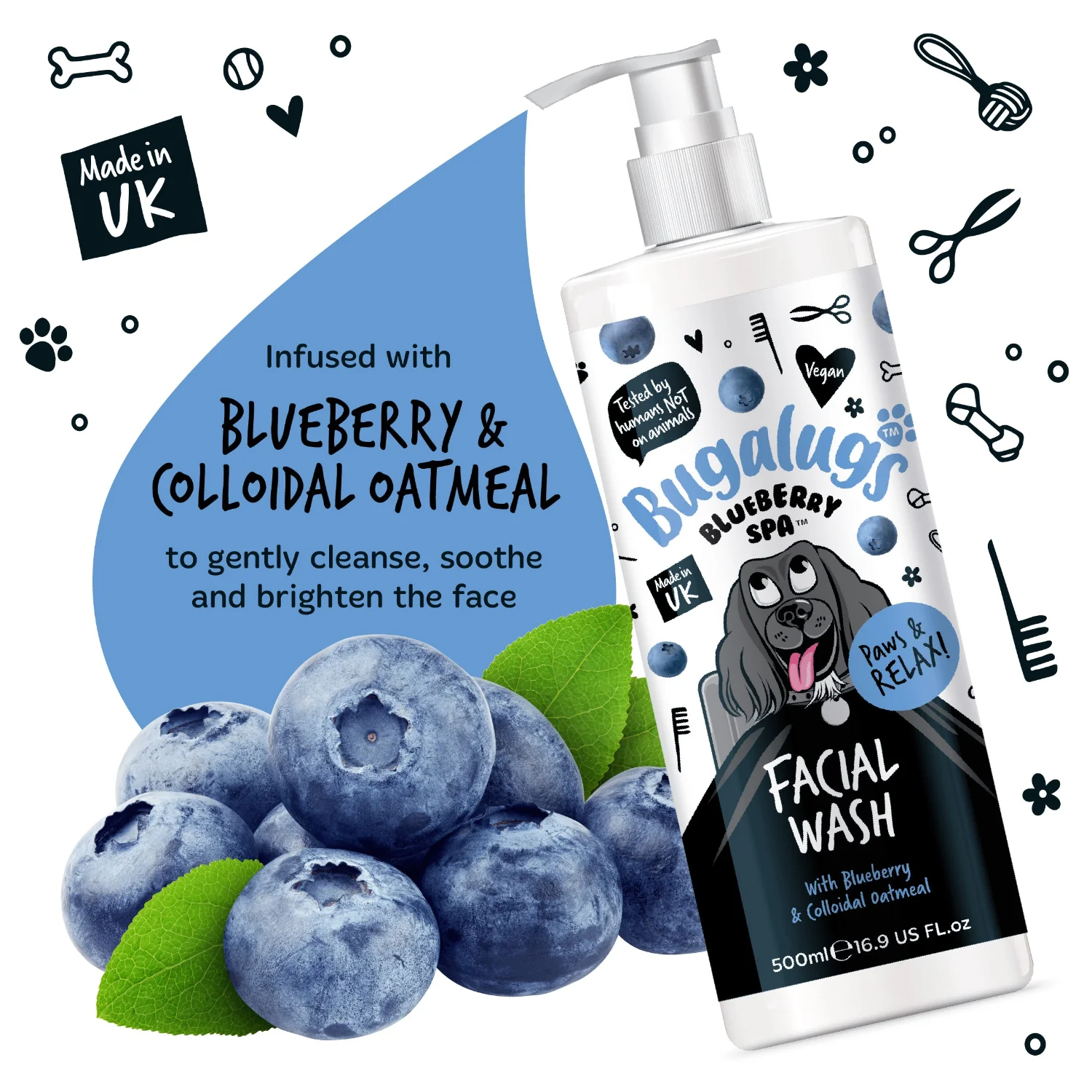Blueberry Spa™ Facial Wash for Dogs - Image 4