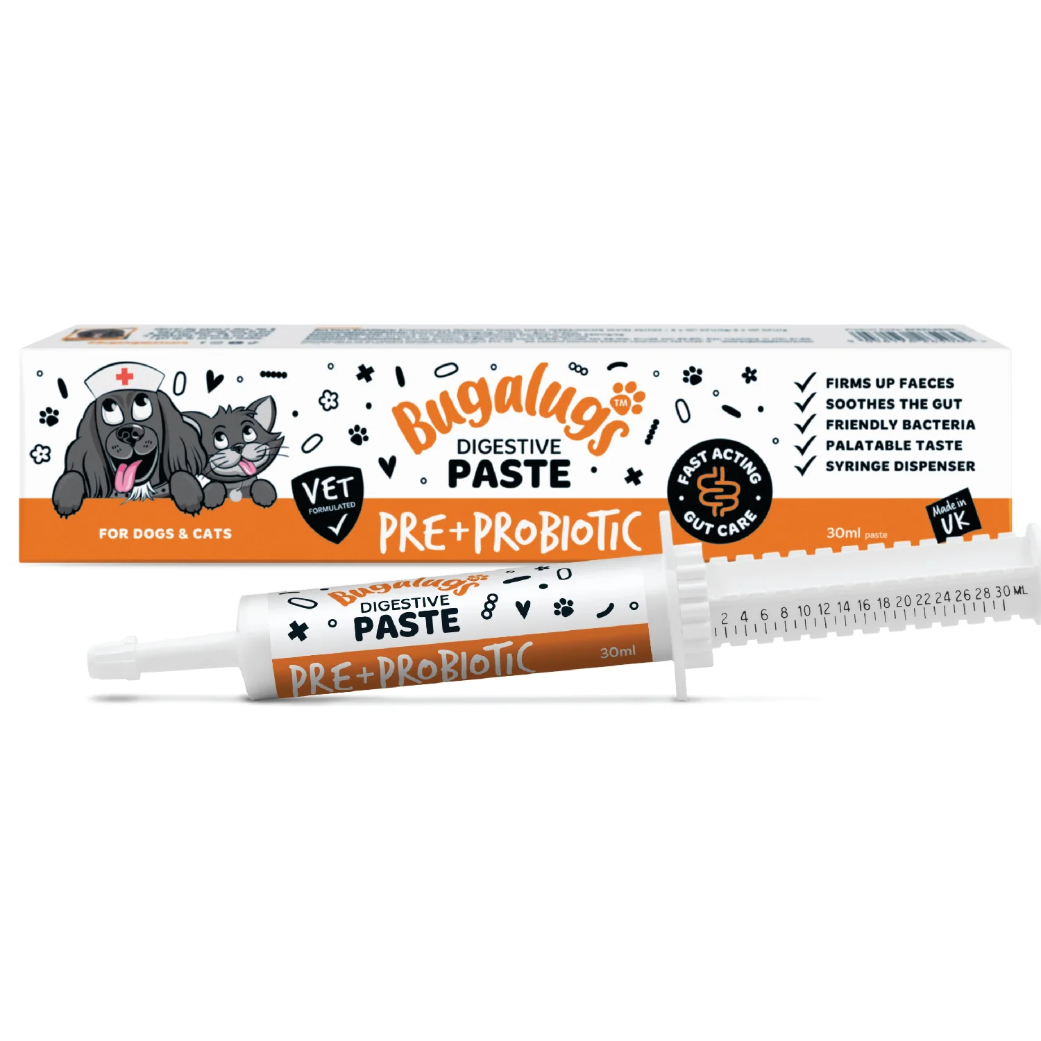 Pre & Probiotic Digestive Paste for Dogs & Cats (30ml)