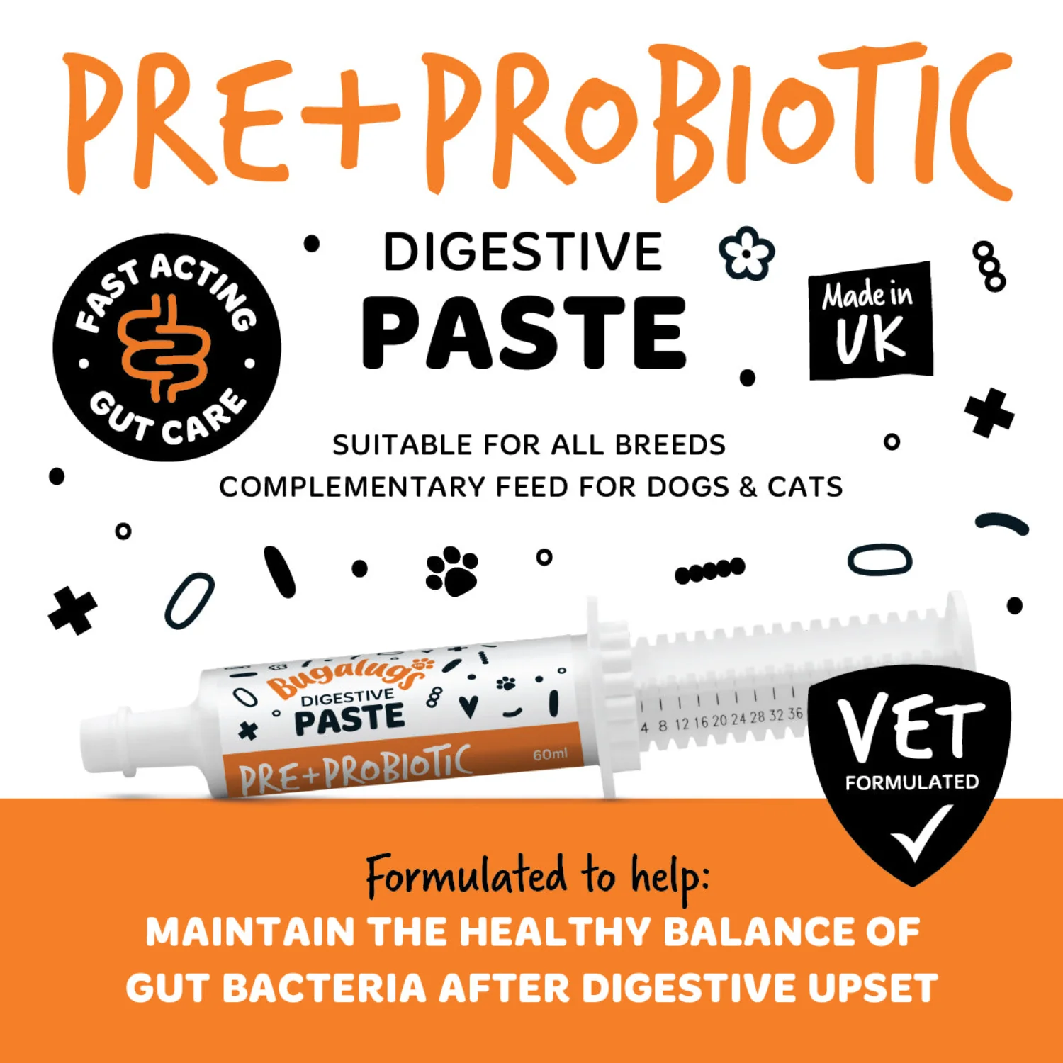Pre & Probiotic Digestive Paste for Dogs & Cats (60ml) - Image 7