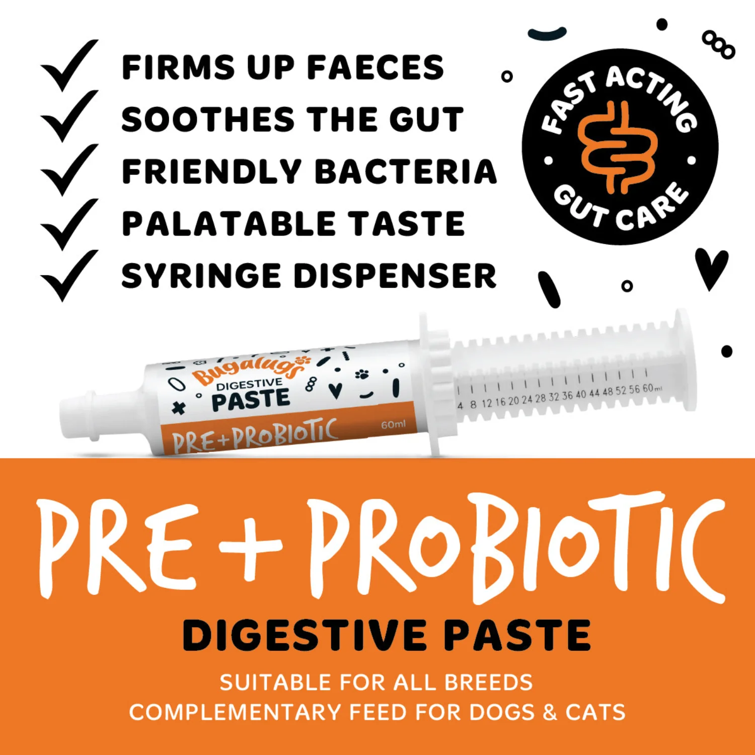 Pre & Probiotic Digestive Paste for Dogs & Cats (60ml) - Image 8
