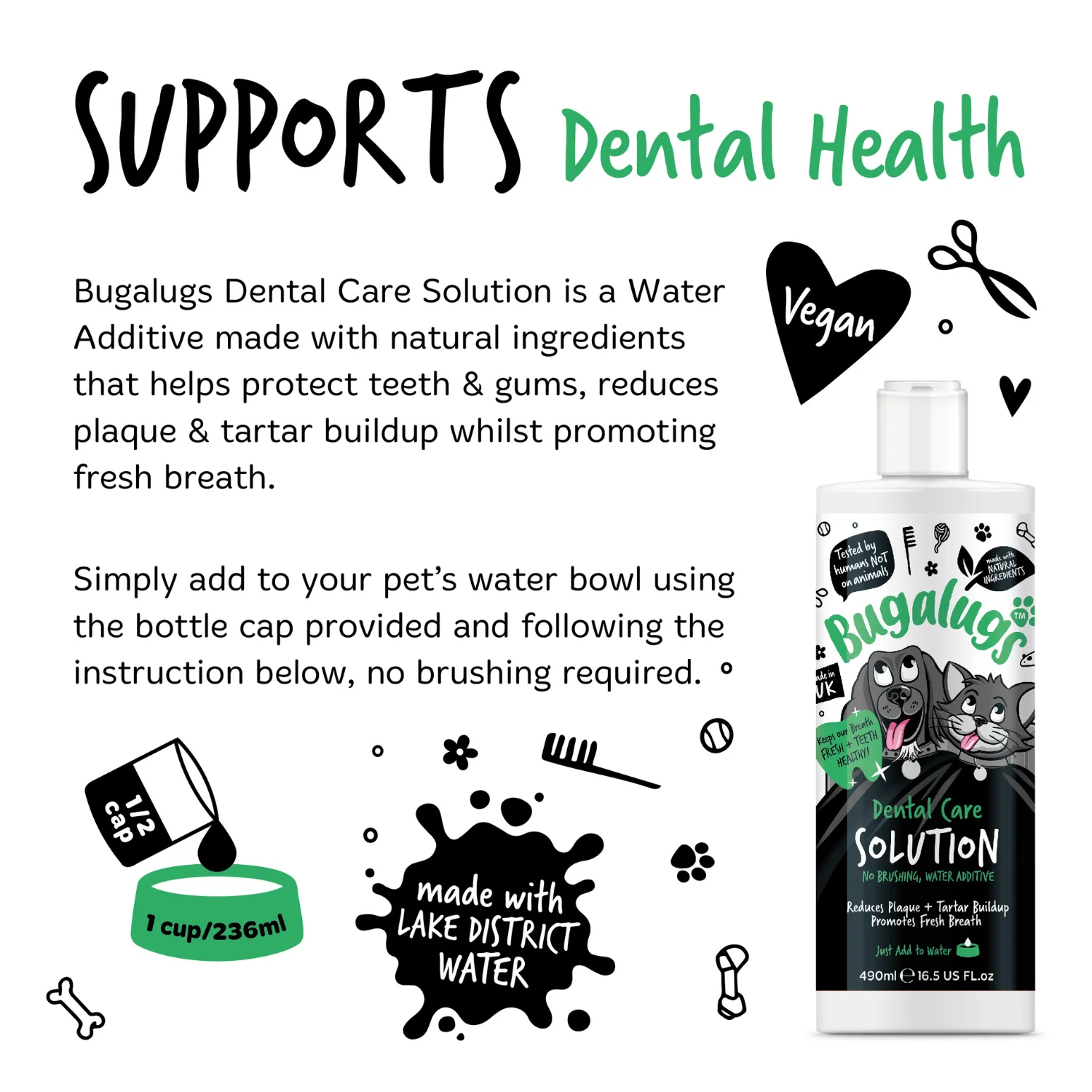 Dental Care Solution Water Additive for Dogs & Cats - Image 6