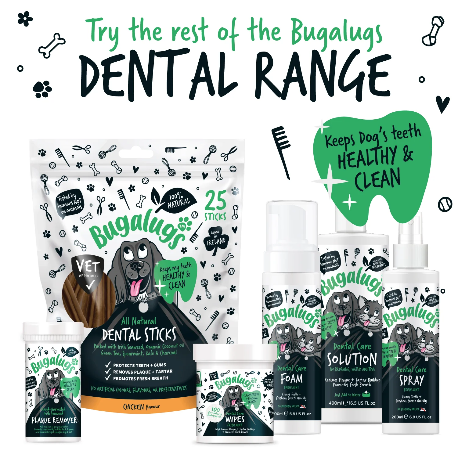 Dental Care Wipes in Fresh Mint for Dogs & Cats - Image 4