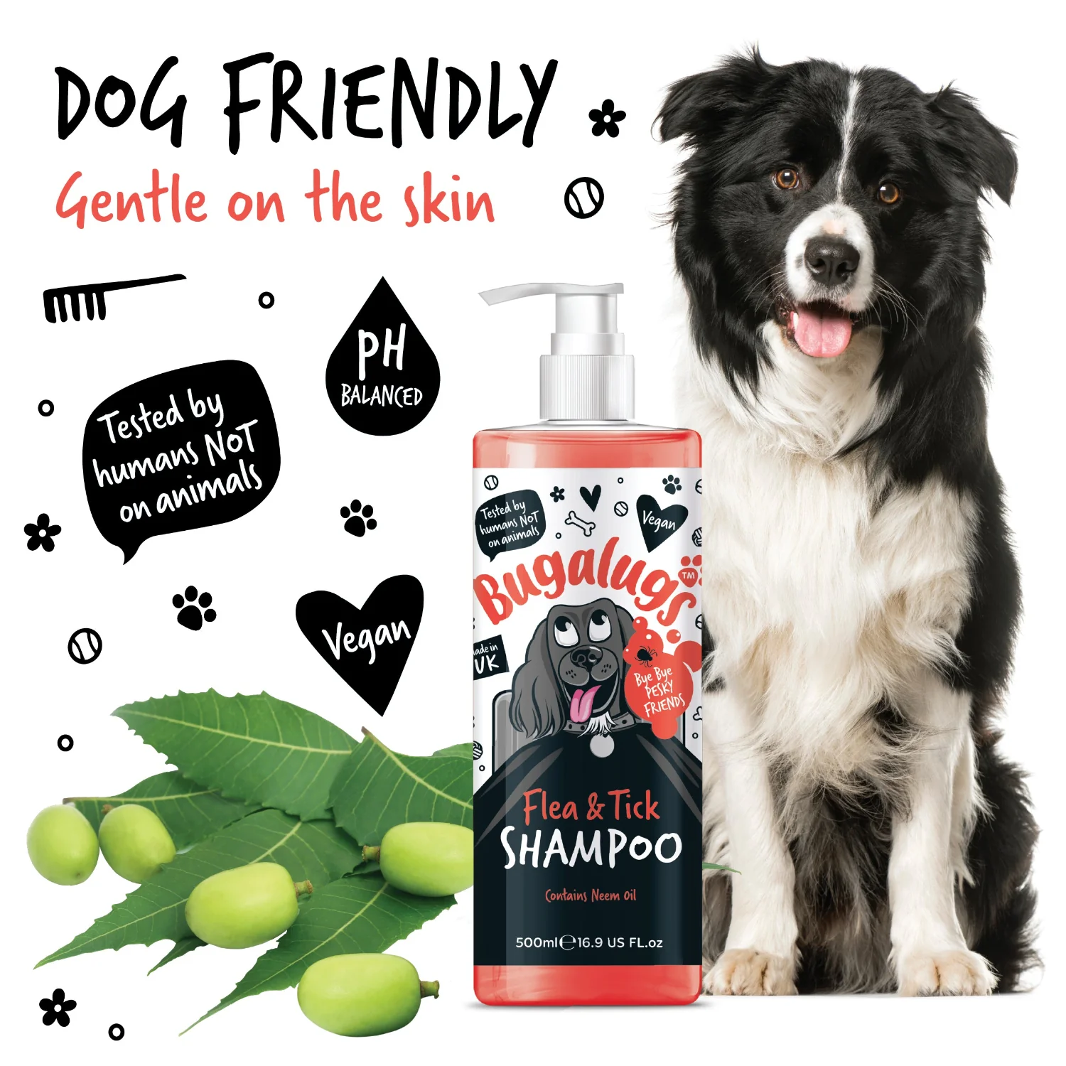 Flea and Tick Dog Shampoo with Neem Oil - Image 4
