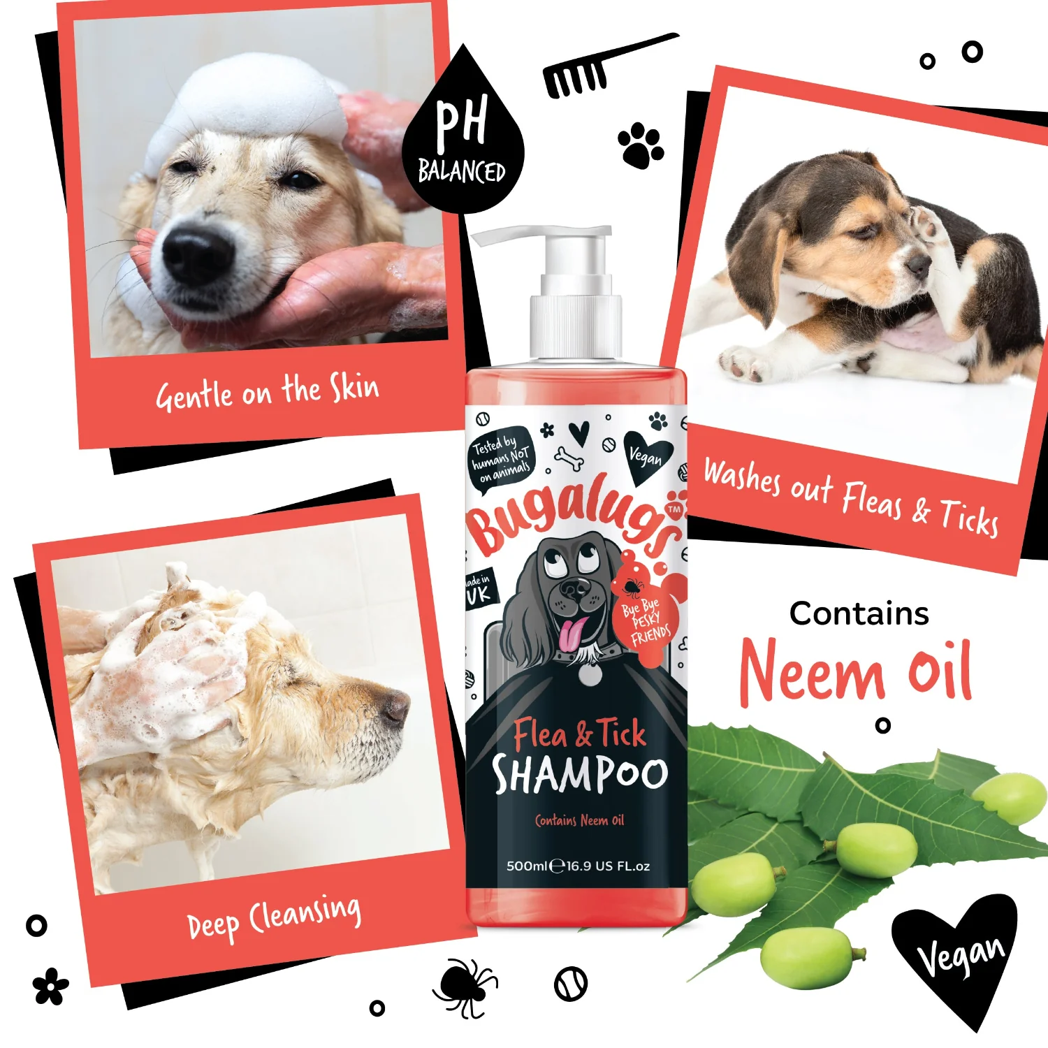 Flea and Tick Dog Shampoo with Neem Oil - Image 7
