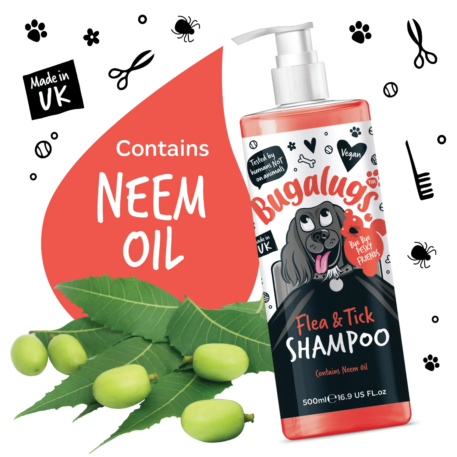 Flea and Tick Dog Shampoo with Neem Oil - Image 9