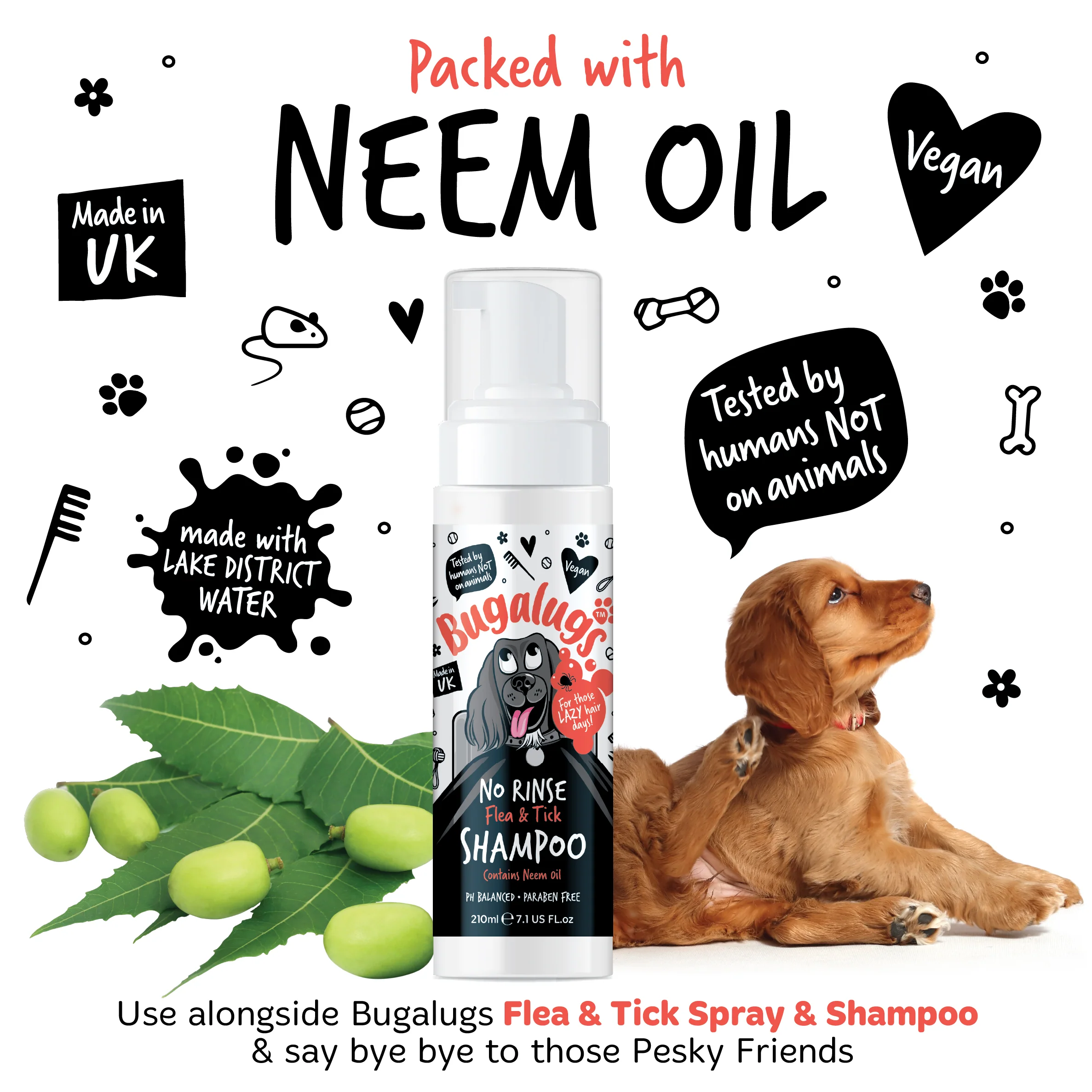 No Rinse Flea & Tick Shampoo for Dogs - Image 4