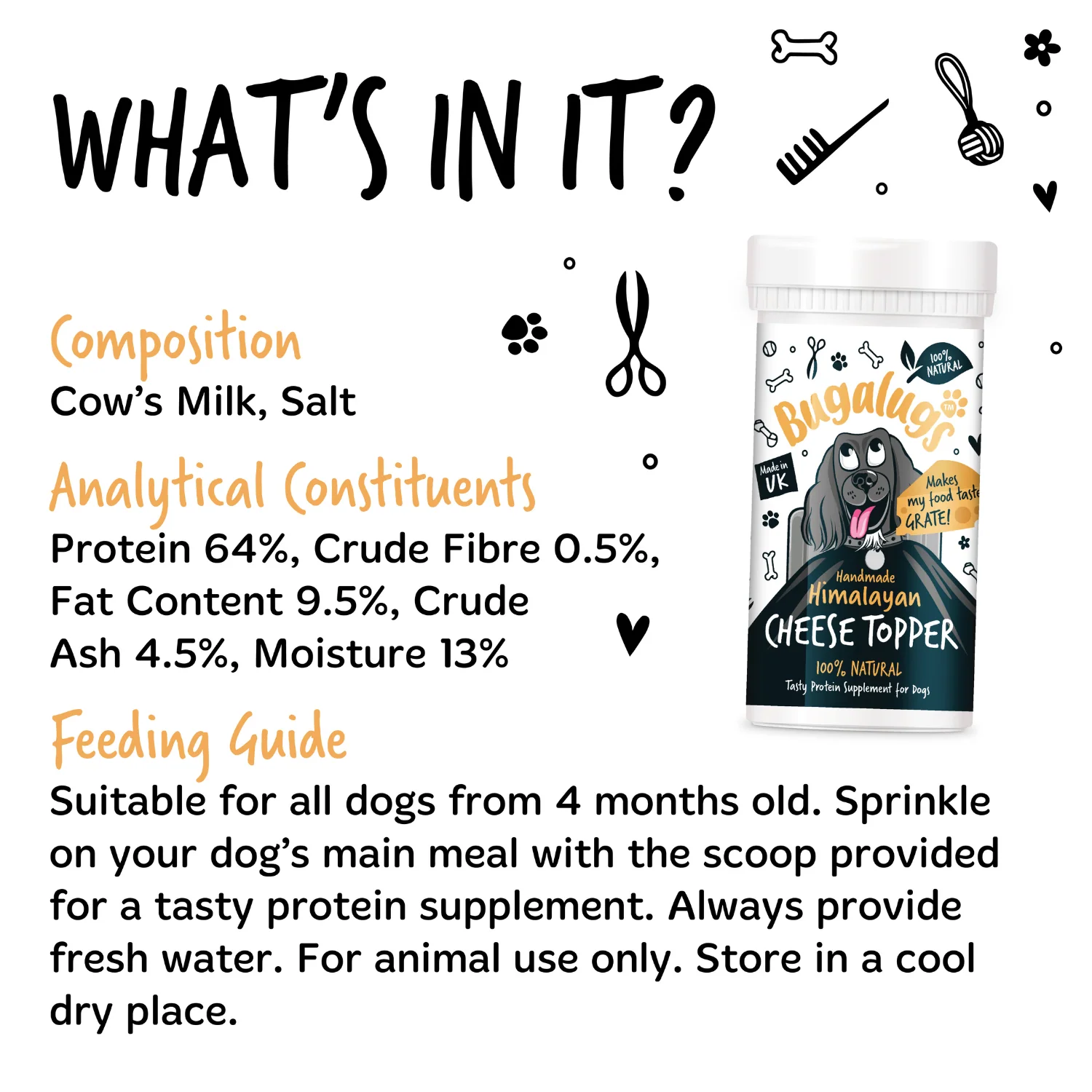 Himalayan Cheese Topper Natural Protein Supplement for Dogs (70g) - Image 4
