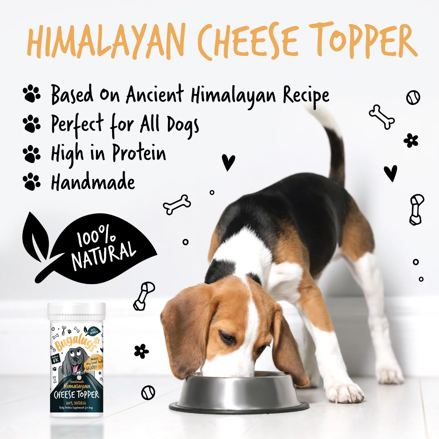Himalayan Cheese Topper Natural Protein Supplement for Dogs (70g) - Image 5