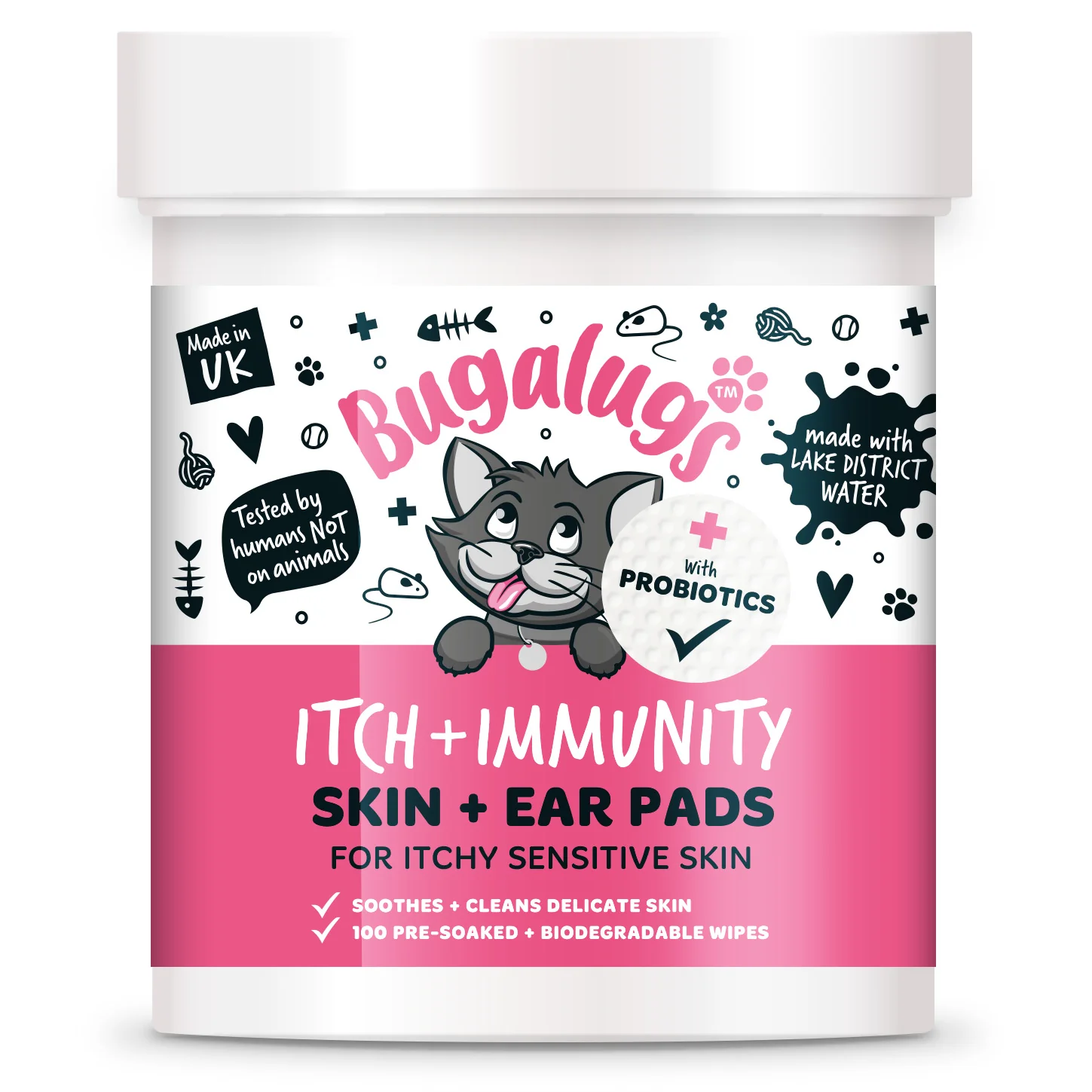 Itch + Immunity Skin + Ear Pads for Cats