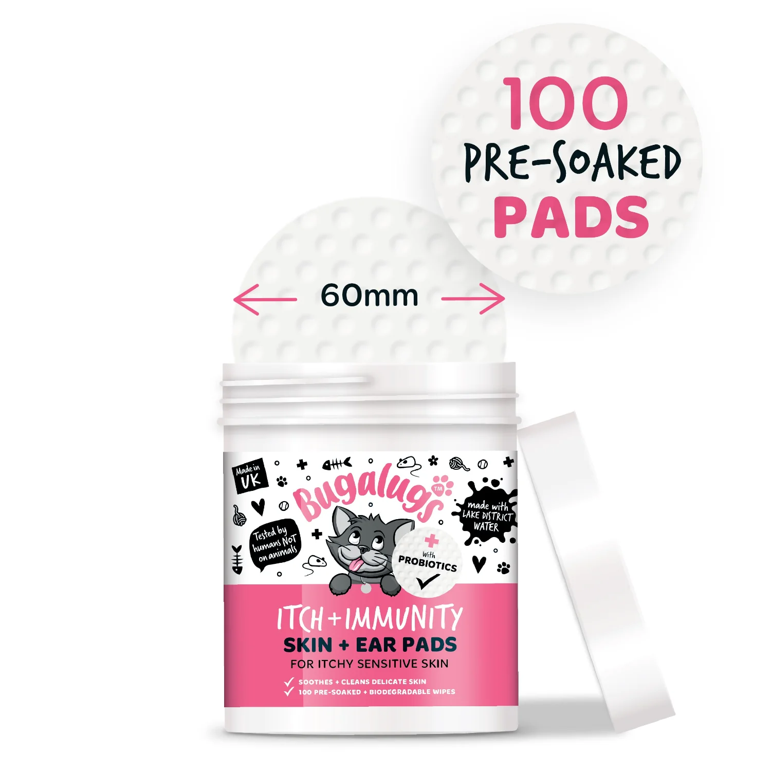 Itch + Immunity Skin + Ear Pads for Cats - Image 3