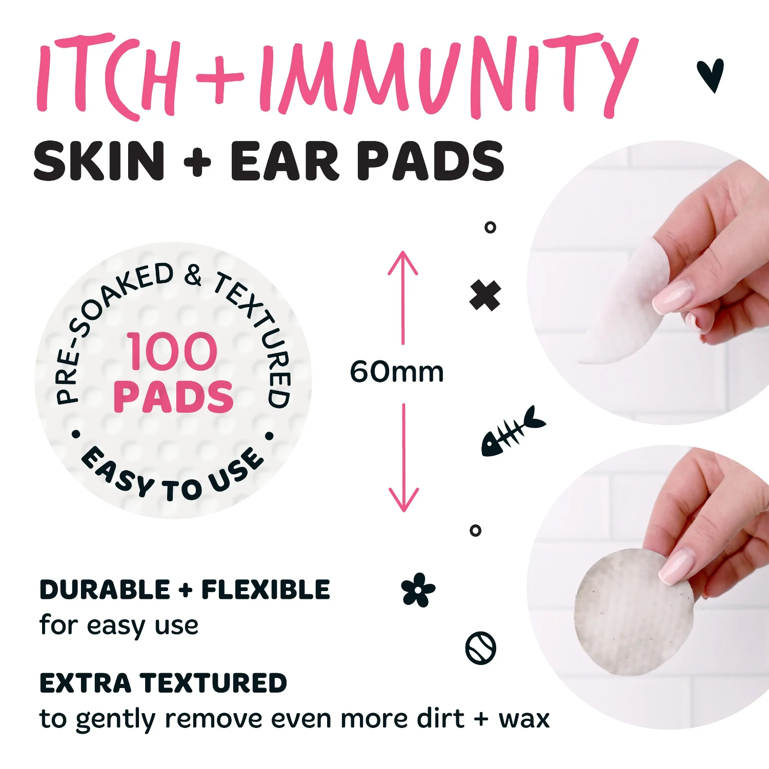 Itch + Immunity Skin + Ear Pads for Cats - Image 5