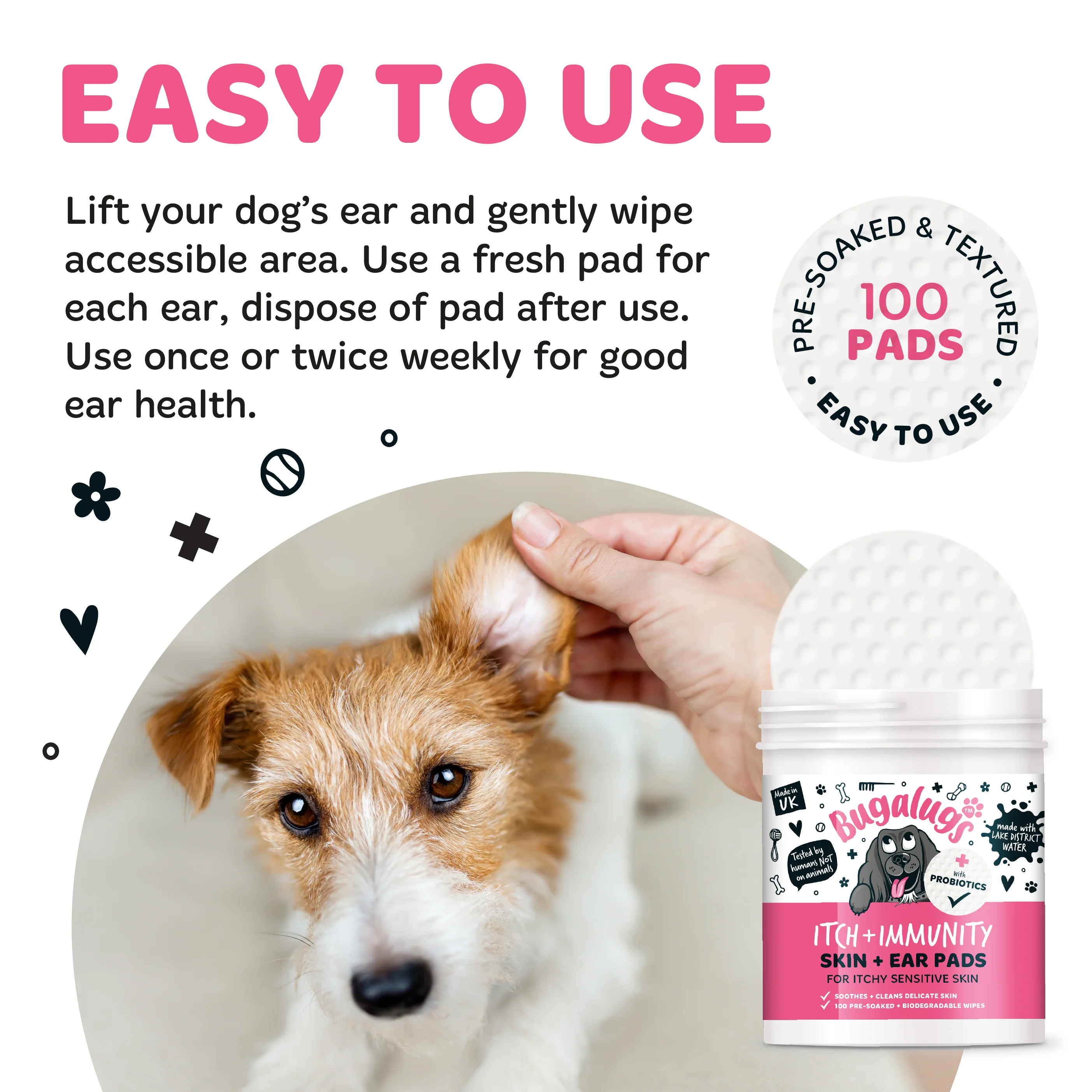 Itch + Immunity Skin + Ear Pads for Dogs - Image 4