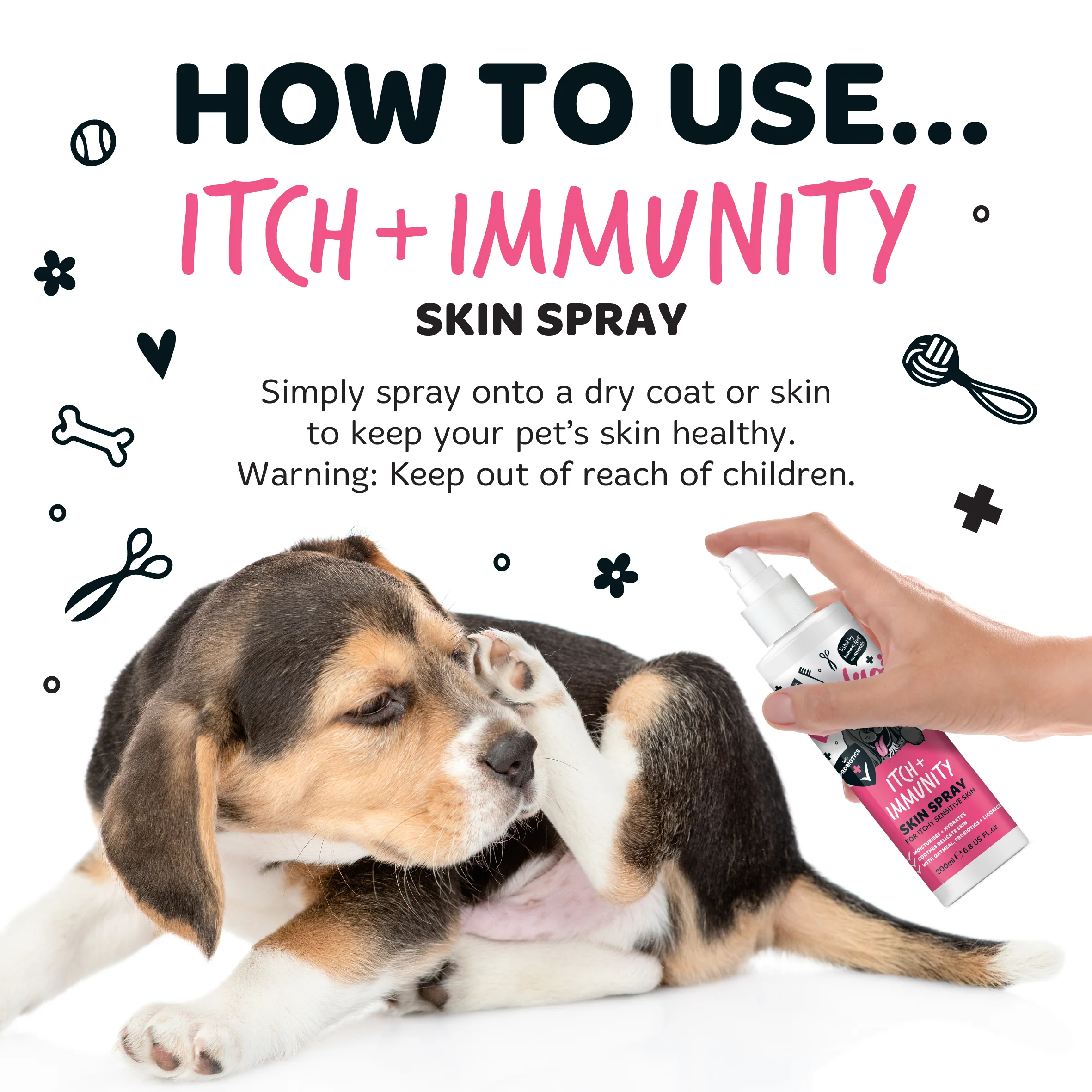 Itch + Immunity Skin Spray for Dogs - Image 6