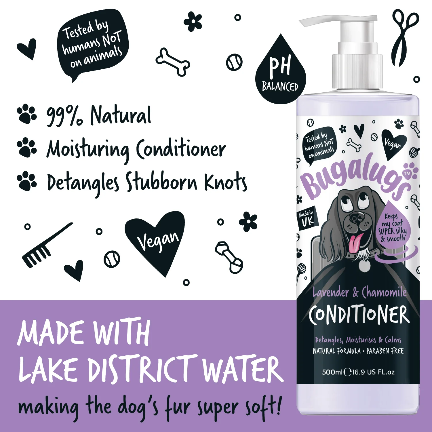 Lavender & Chamomile Dog Conditioner - Image 5