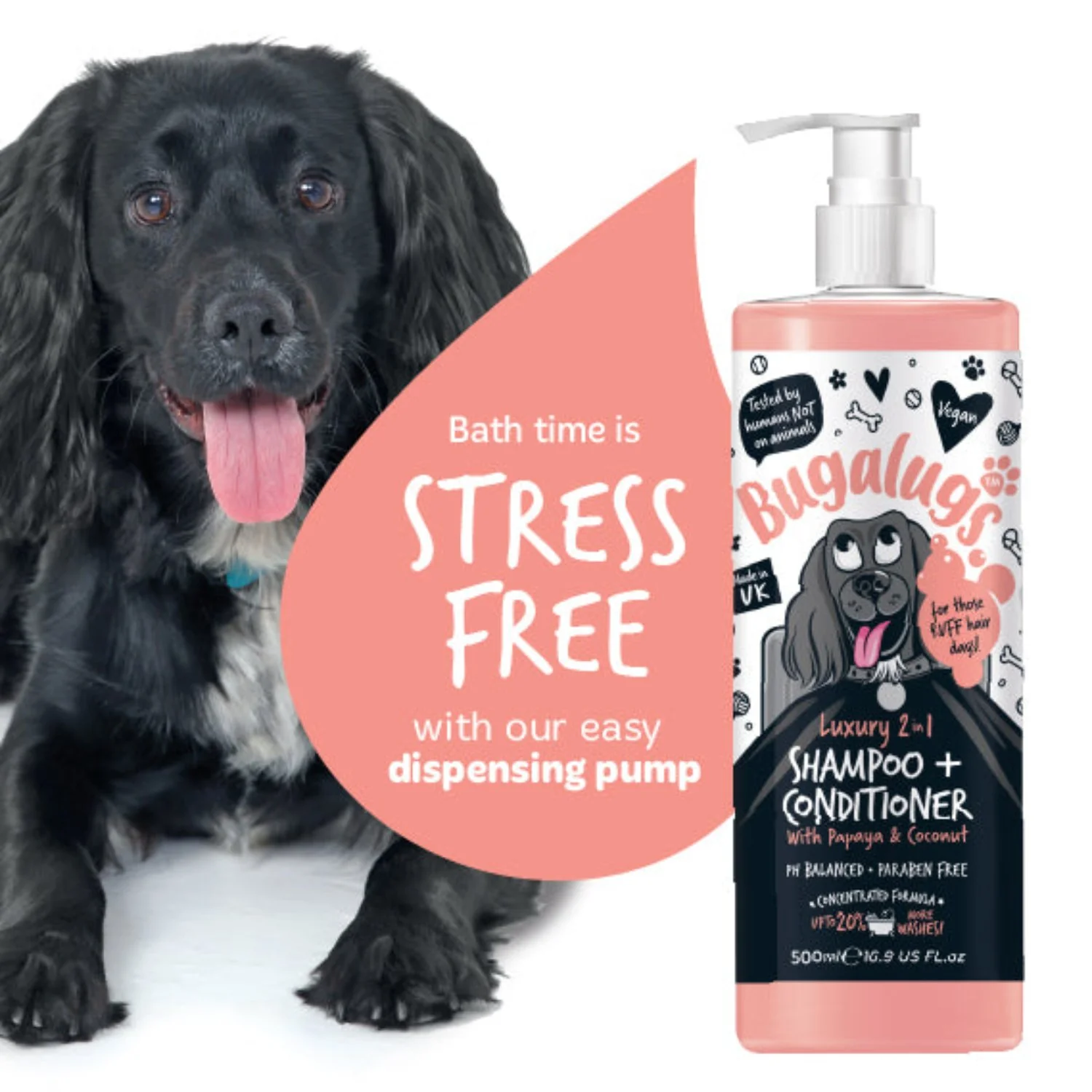 Luxury 2-in-1 Dog Shampoo & Conditioner with Papaya & Coconut - Image 11