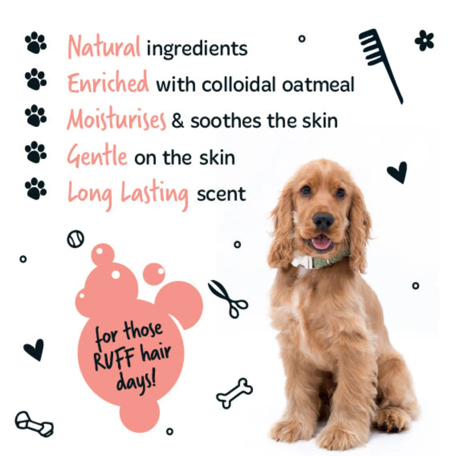 Luxury 2-in-1 Dog Shampoo & Conditioner with Papaya & Coconut - Image 5