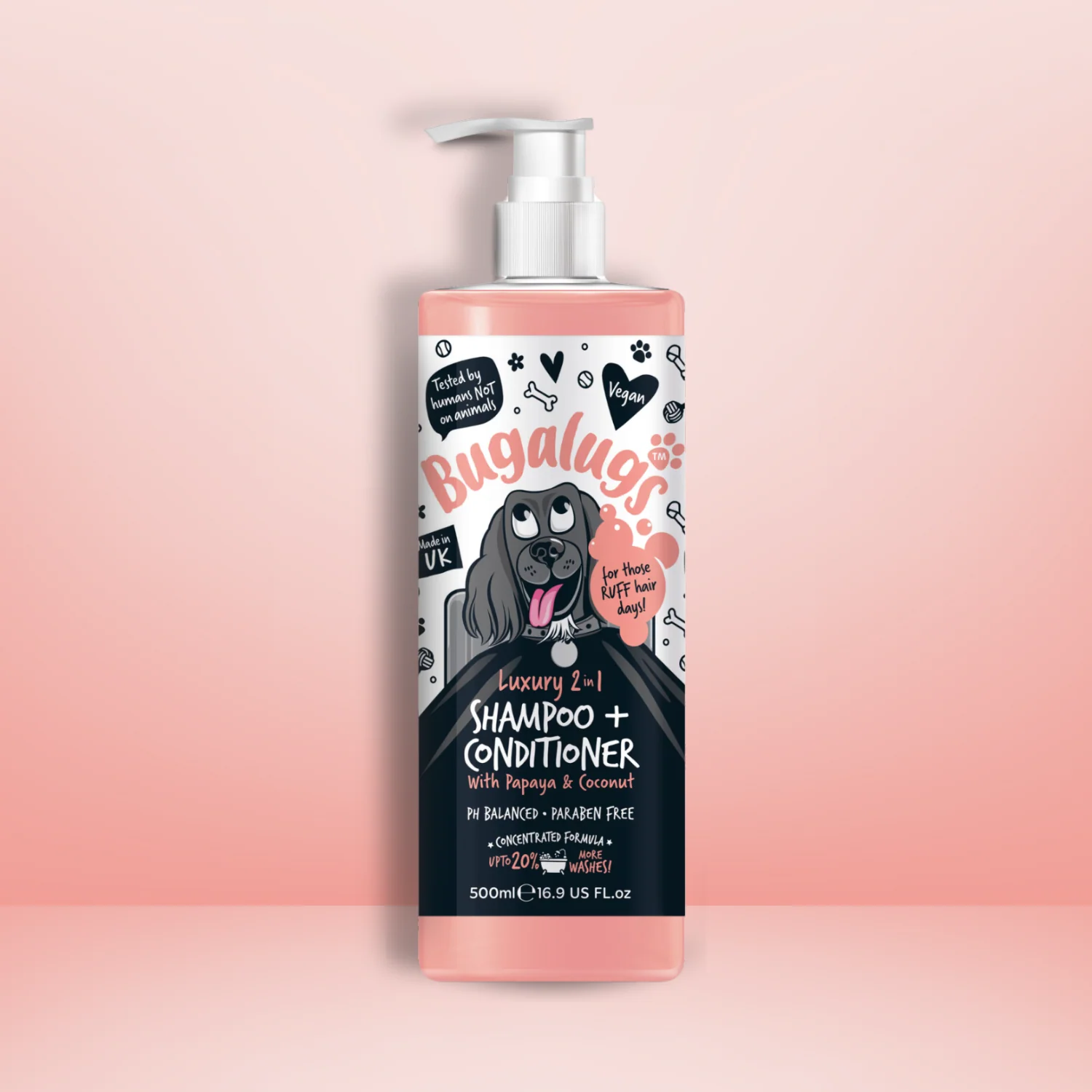 Luxury 2-in-1 Dog Shampoo & Conditioner with Papaya & Coconut - Image 7
