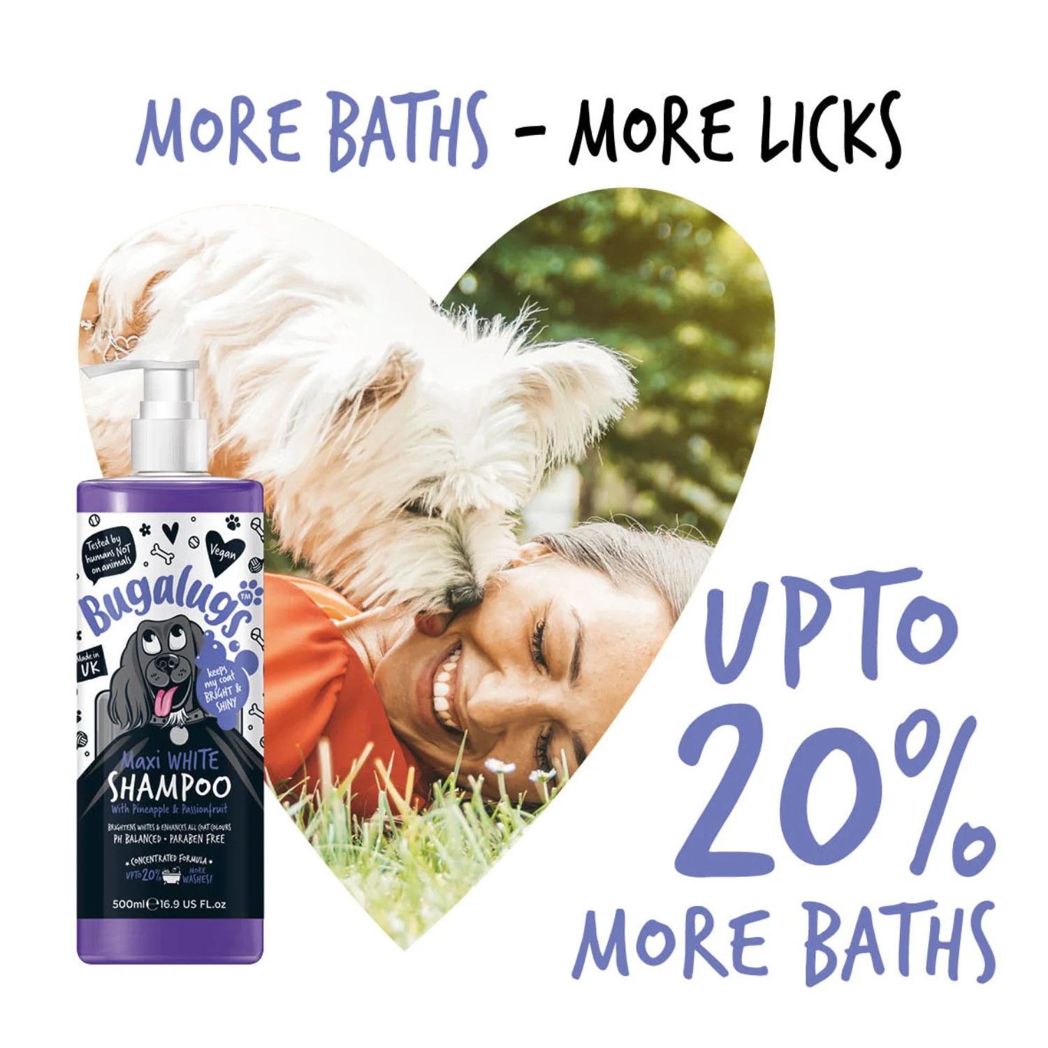 Maxi White Whitening Dog Shampoo with Pineapple & Passionfruit - Image 6