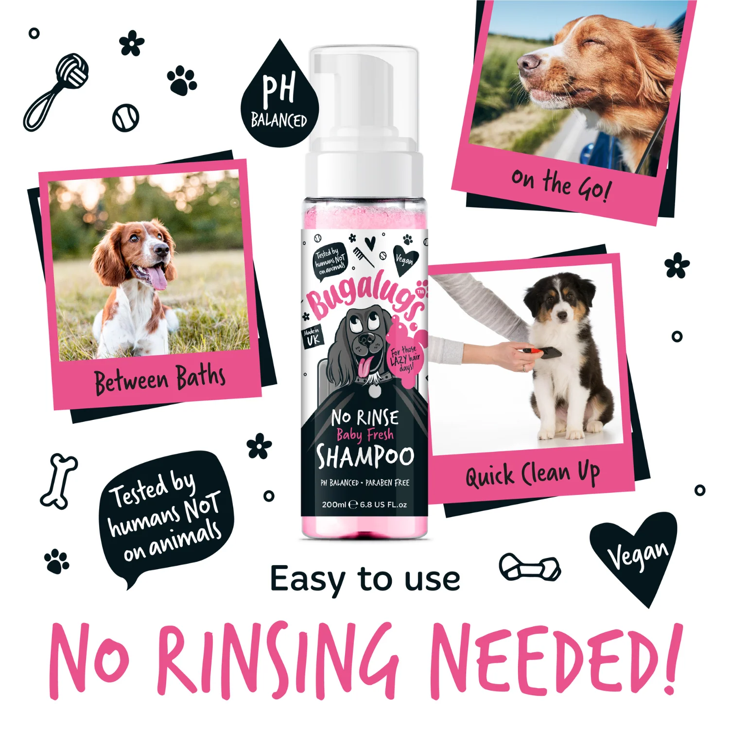 No Rinse Baby Fresh Dog Shampoo - Image 8