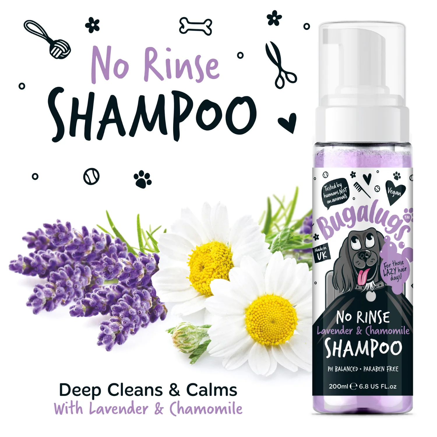 No Rinse Lavender & Chamomile Dog Shampoo - Image 10