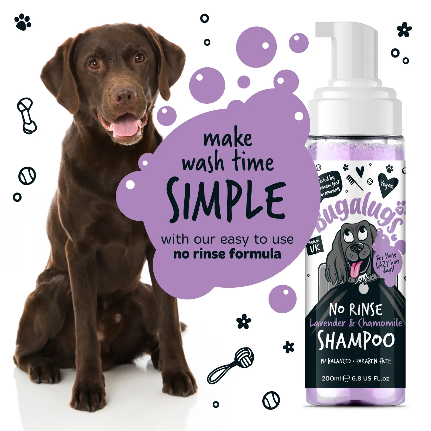 No Rinse Lavender & Chamomile Dog Shampoo - Image 12