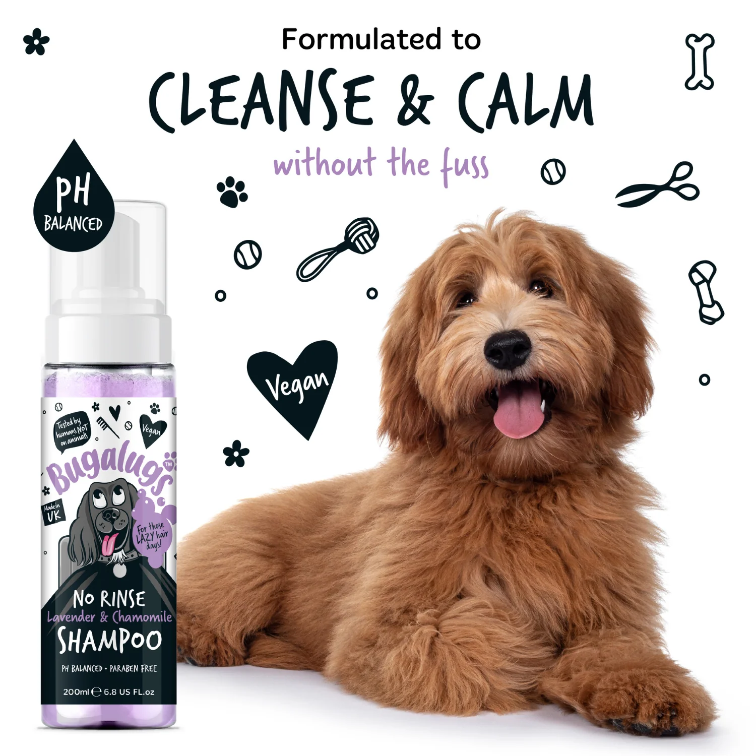 No Rinse Lavender & Chamomile Dog Shampoo - Image 4