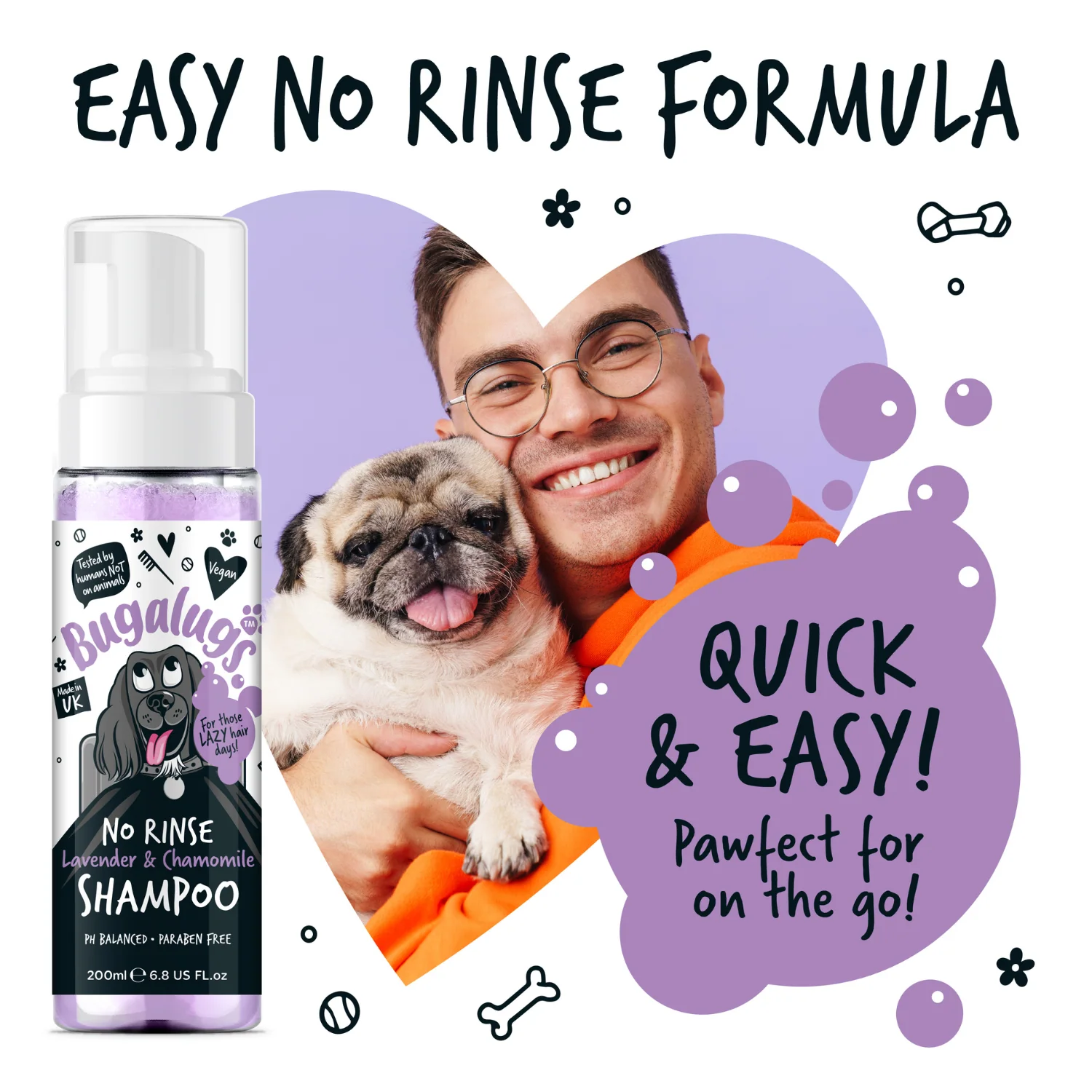 No Rinse Lavender & Chamomile Dog Shampoo - Image 6