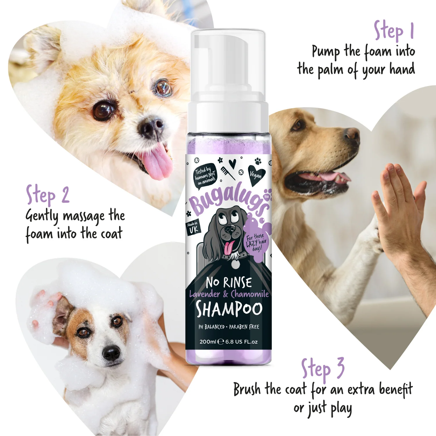 No Rinse Lavender & Chamomile Dog Shampoo - Image 8