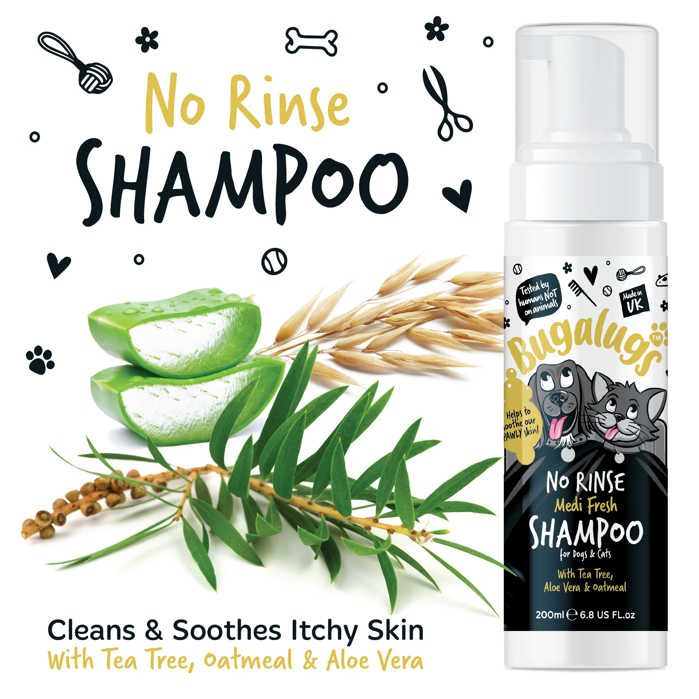 No Rinse Medi Fresh Shampoo for Dogs & Cats - Image 7
