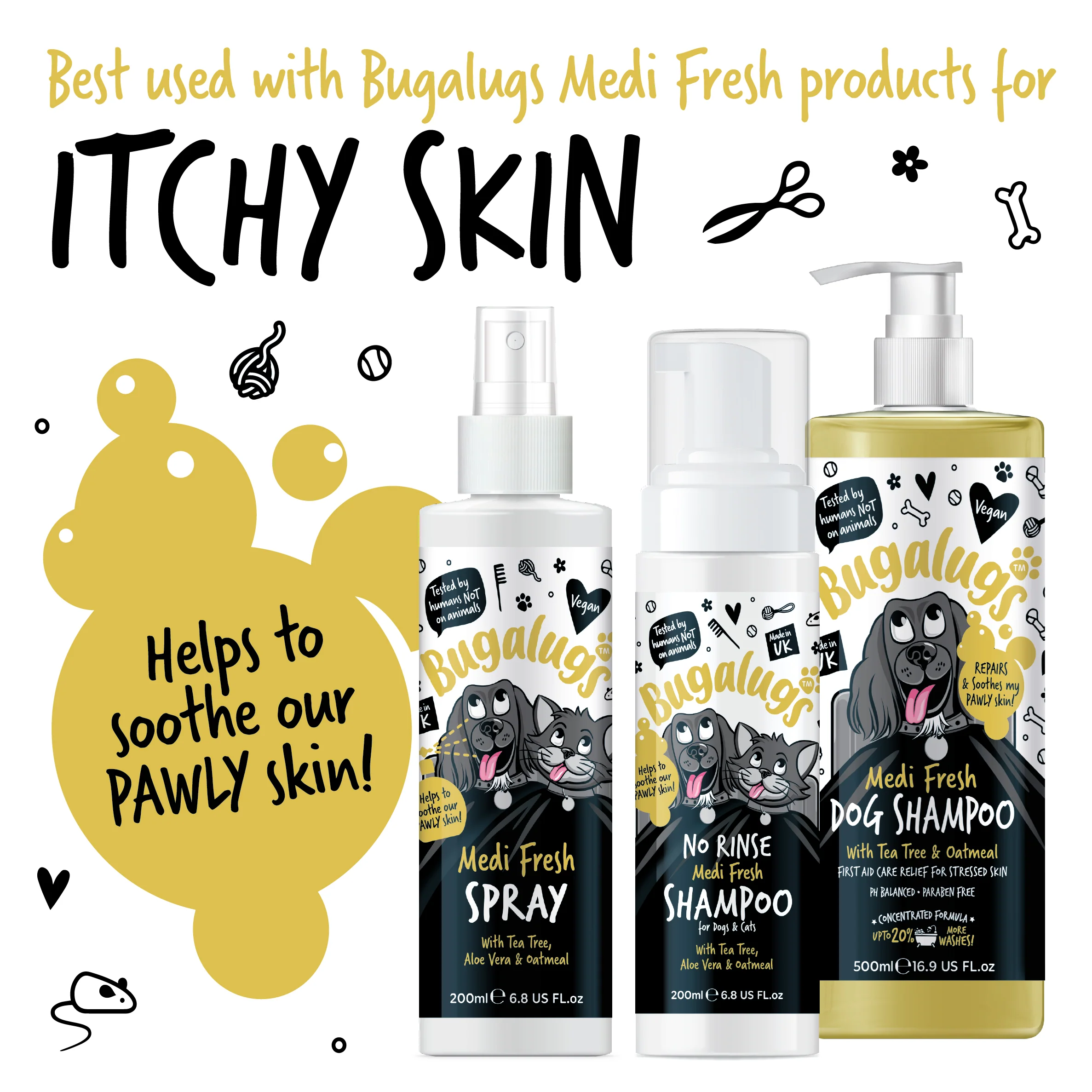 No Rinse Medi Fresh Shampoo for Dogs & Cats - Image 9